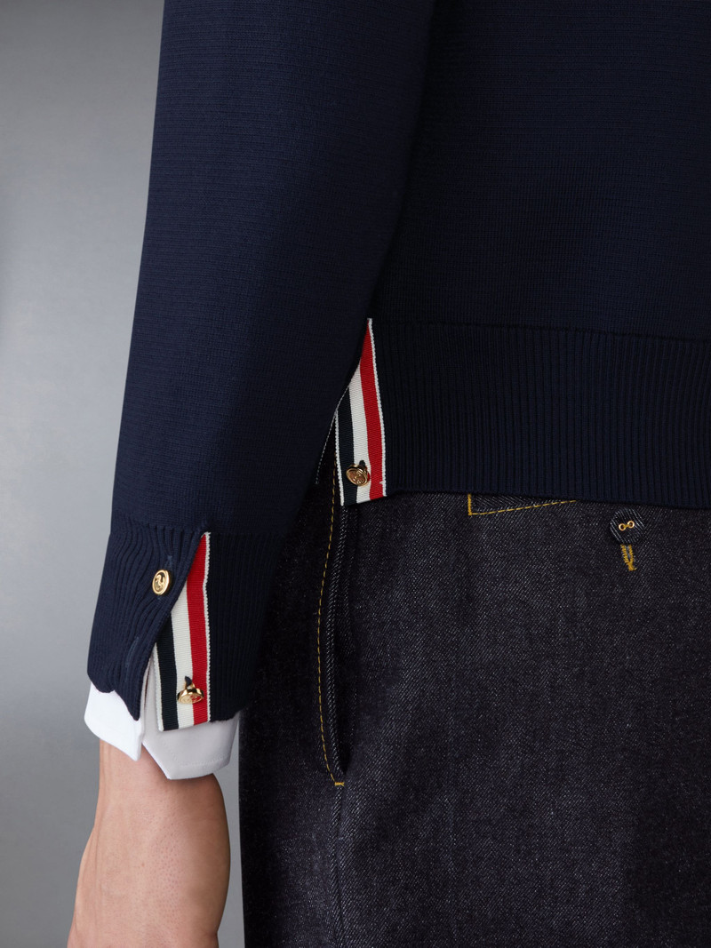 LUNAR NEW YEAR 4-BAR V NECK CARDIGAN 4