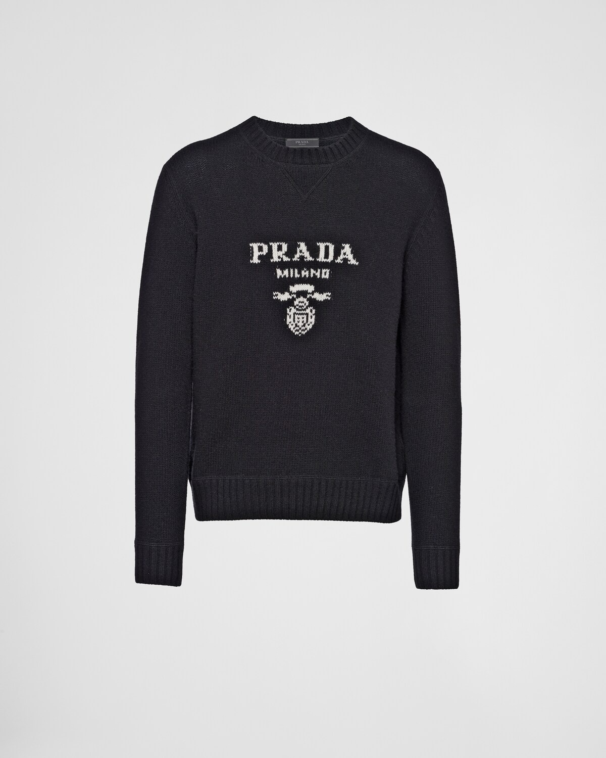 Wool and cashmere crew-neck sweater - 1