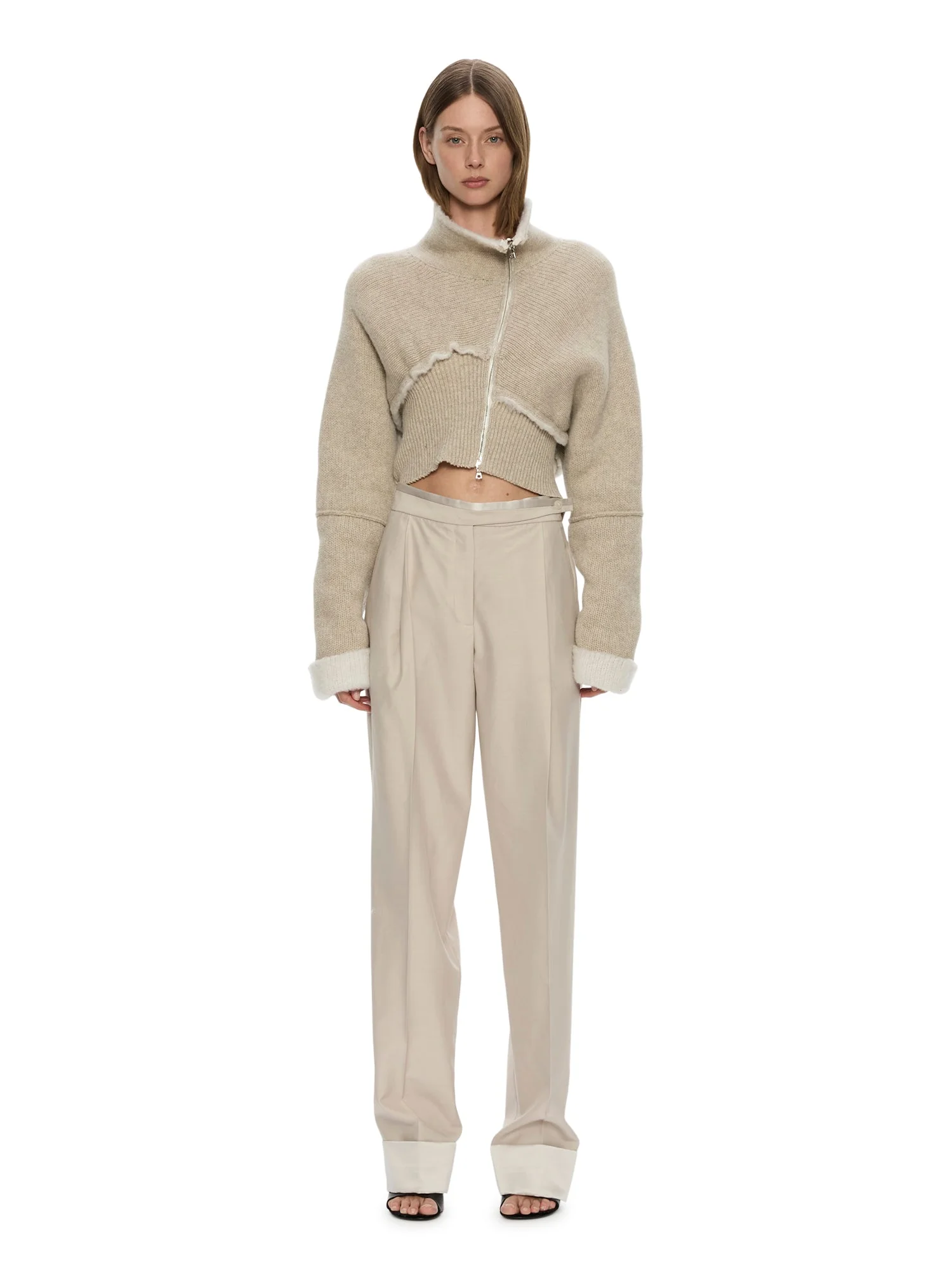 Rowan Sateen Cuffed Trouser - 1