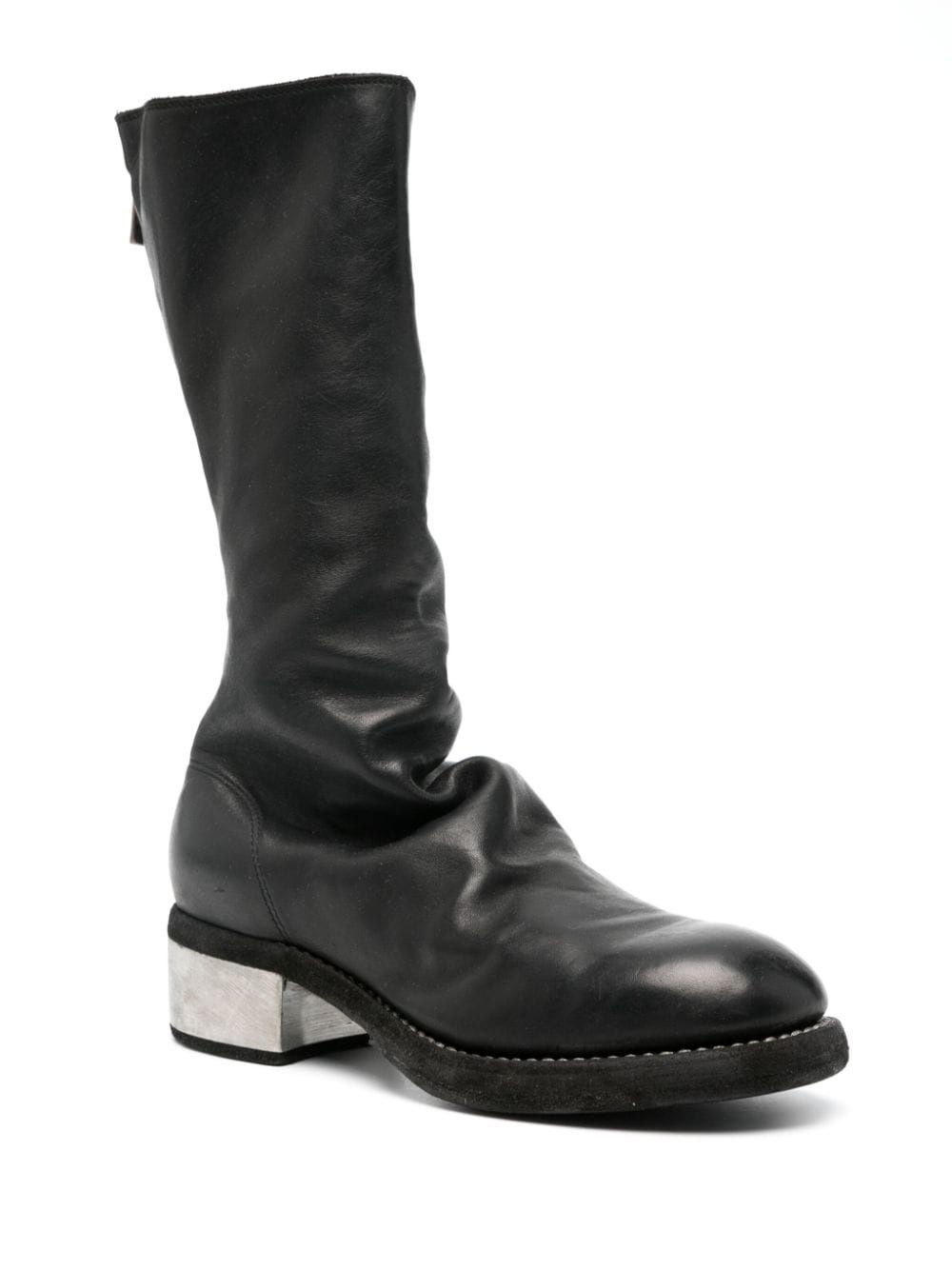 45mm leather boots - 2