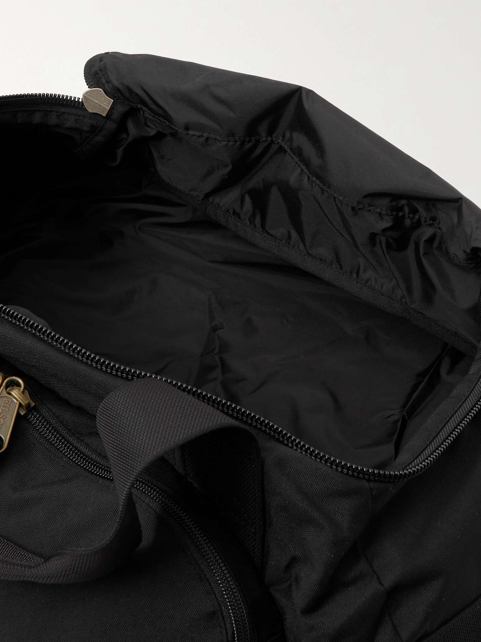 Leather-Trimmed Nylon Duffle Bag - 3