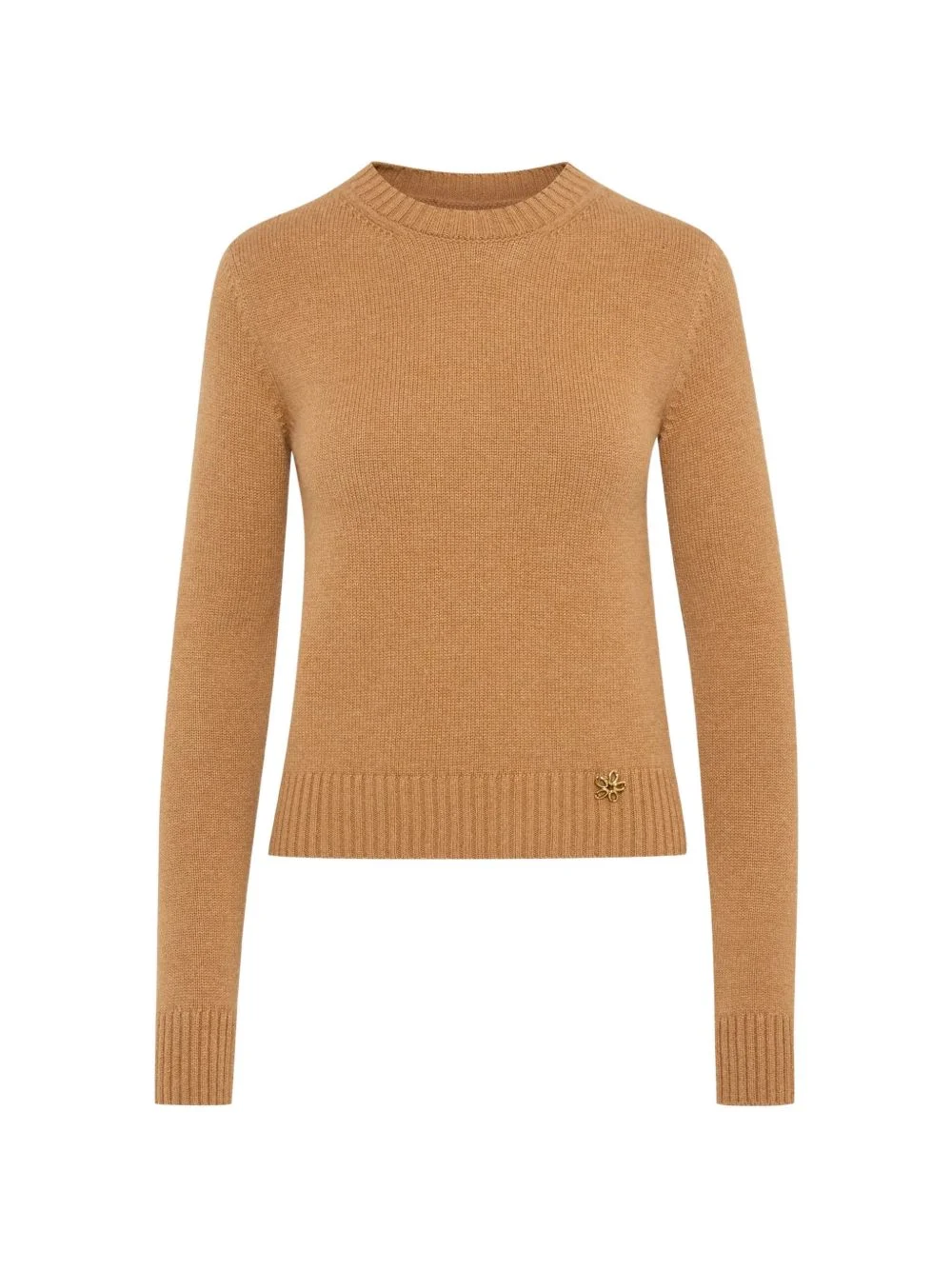 flower cashmere sweater - 1