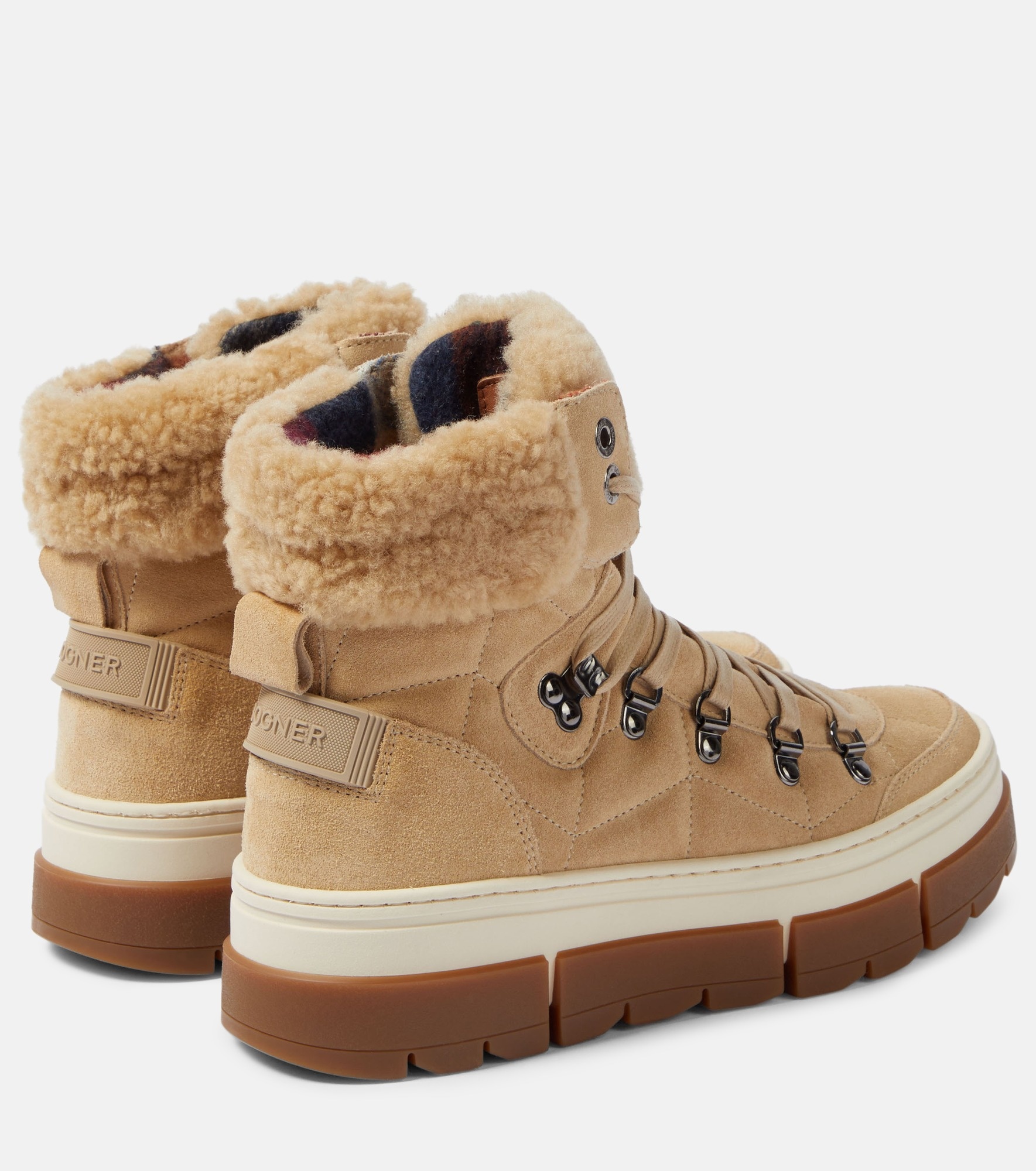 Vaduz shearling-lined suede boots - 3
