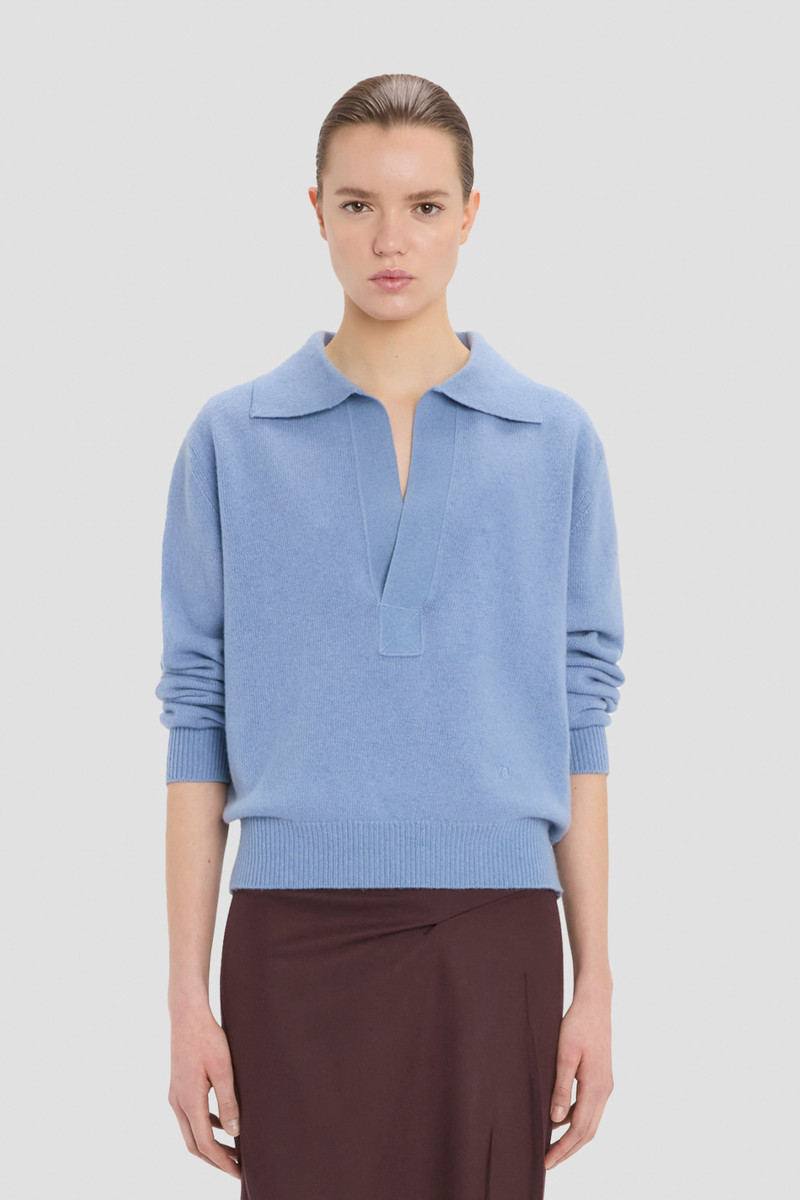 Victoria Beckham Genevieve Jumper In blue outlook