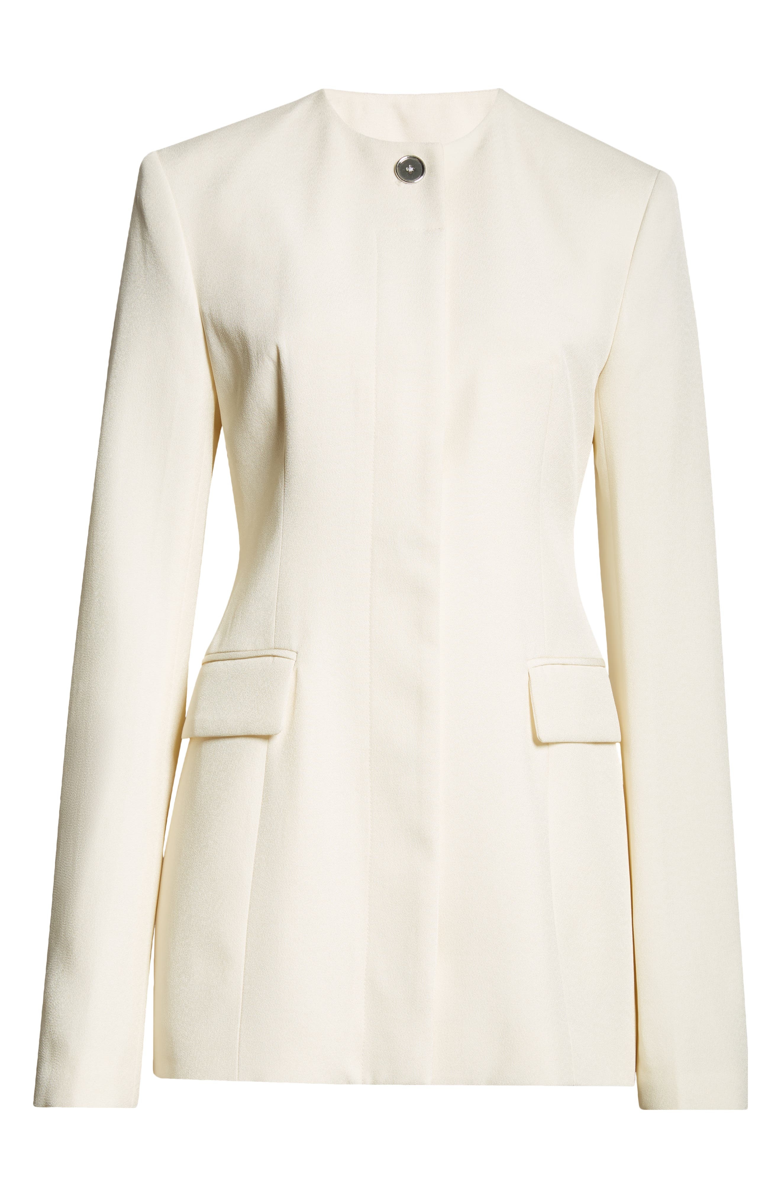TOTEME Collarless Blazer in Ecru at Nordstrom - 7