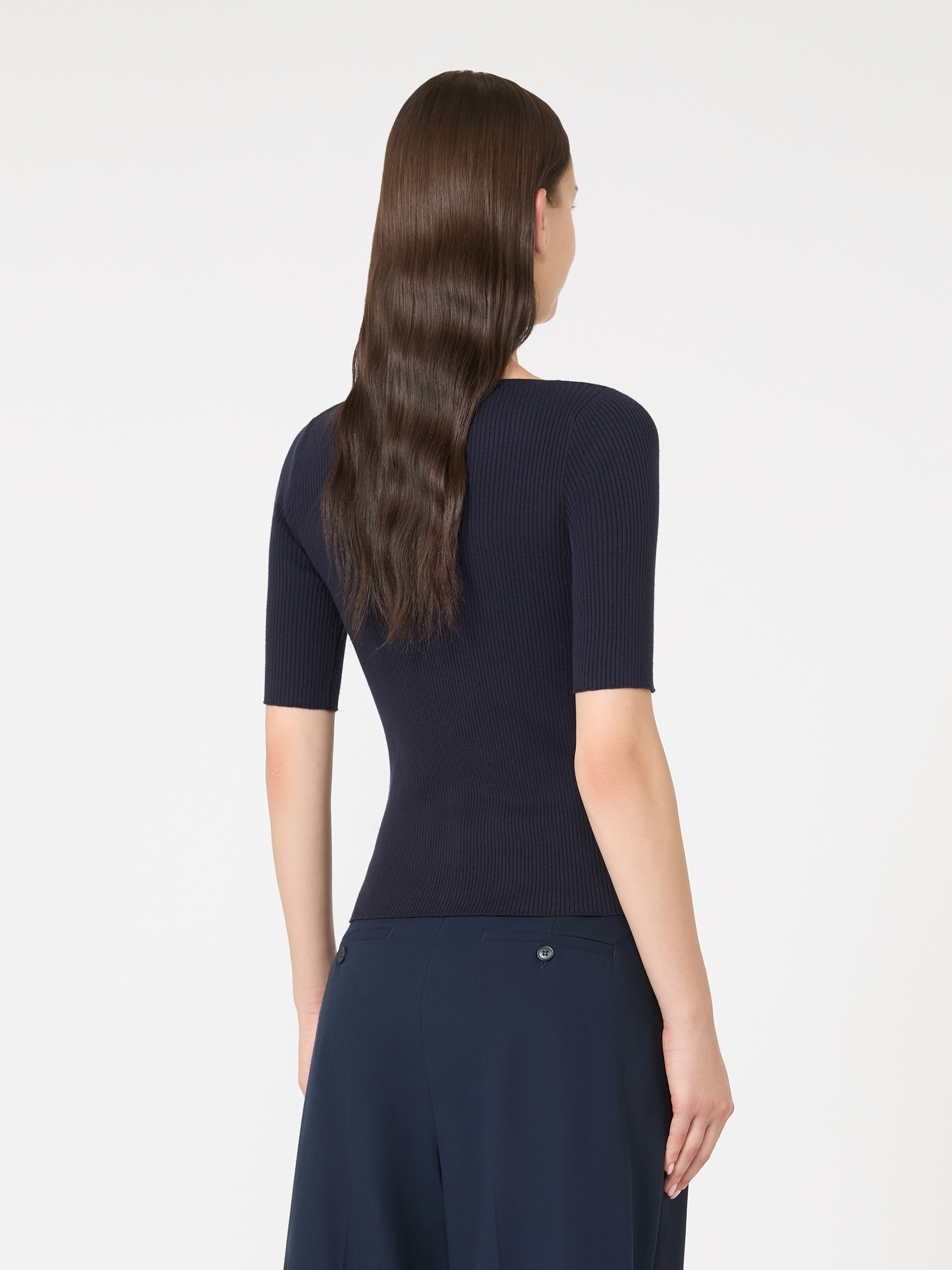 WASER Slim-fit stretch viscose T-shirt - 4