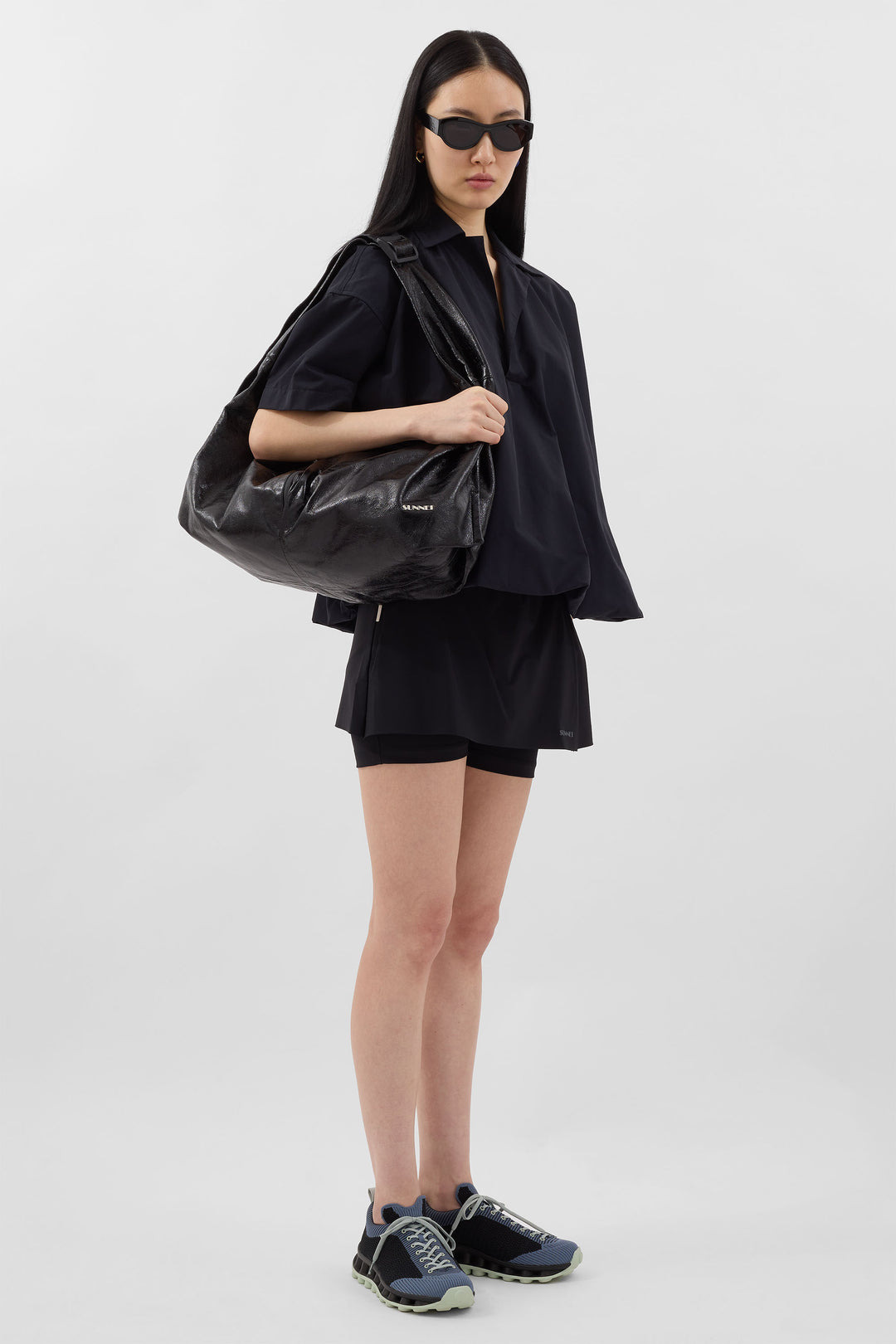 ELASTIC MINI SKIRT / black - 3