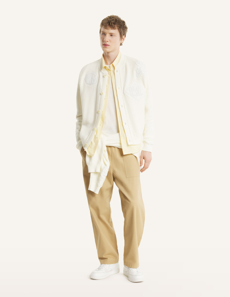 Maison Kitsuné ART NOUVEAU STAMPS KNITTED BLOUSON outlook