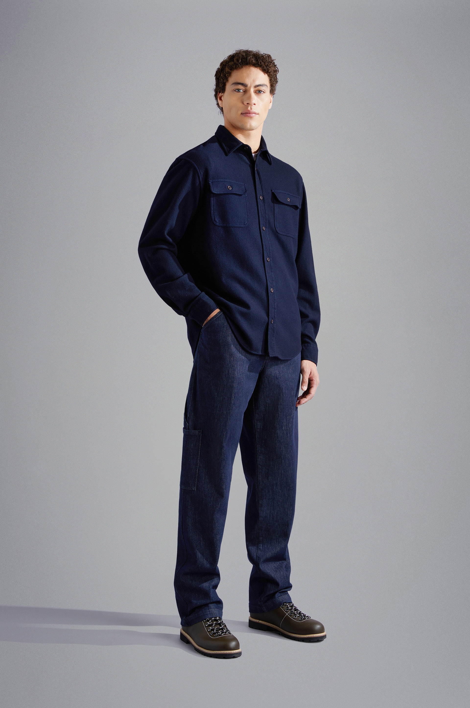 STRETCH COTTON CARPENTER JEANS - 2