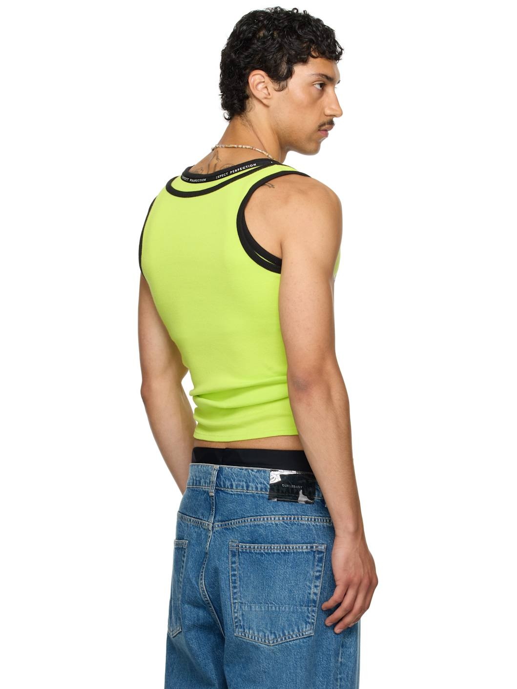 SSENSE Exclusive Green Folded Tank Top - 3