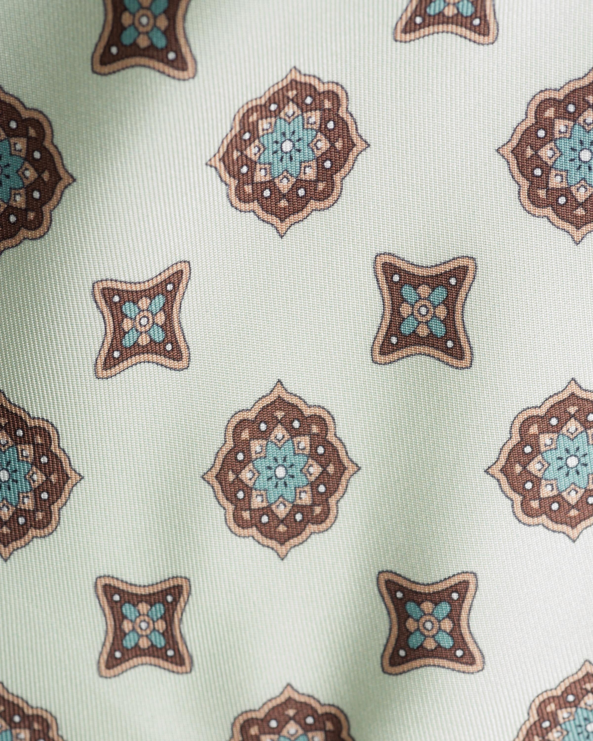 Printed silk twill scarf - 2