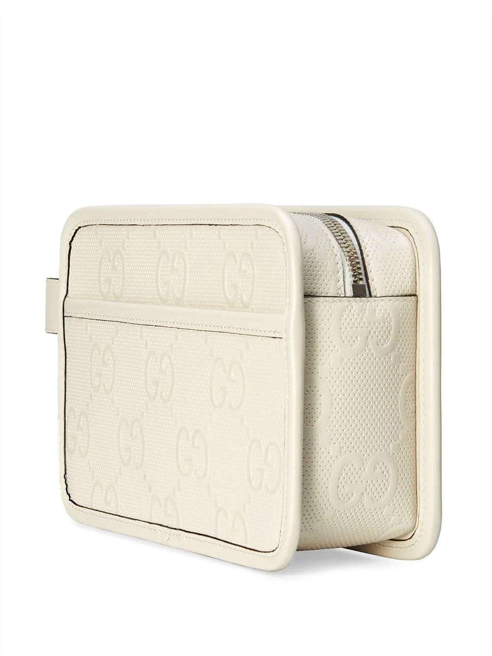 monogram-embossed wash bag - 3