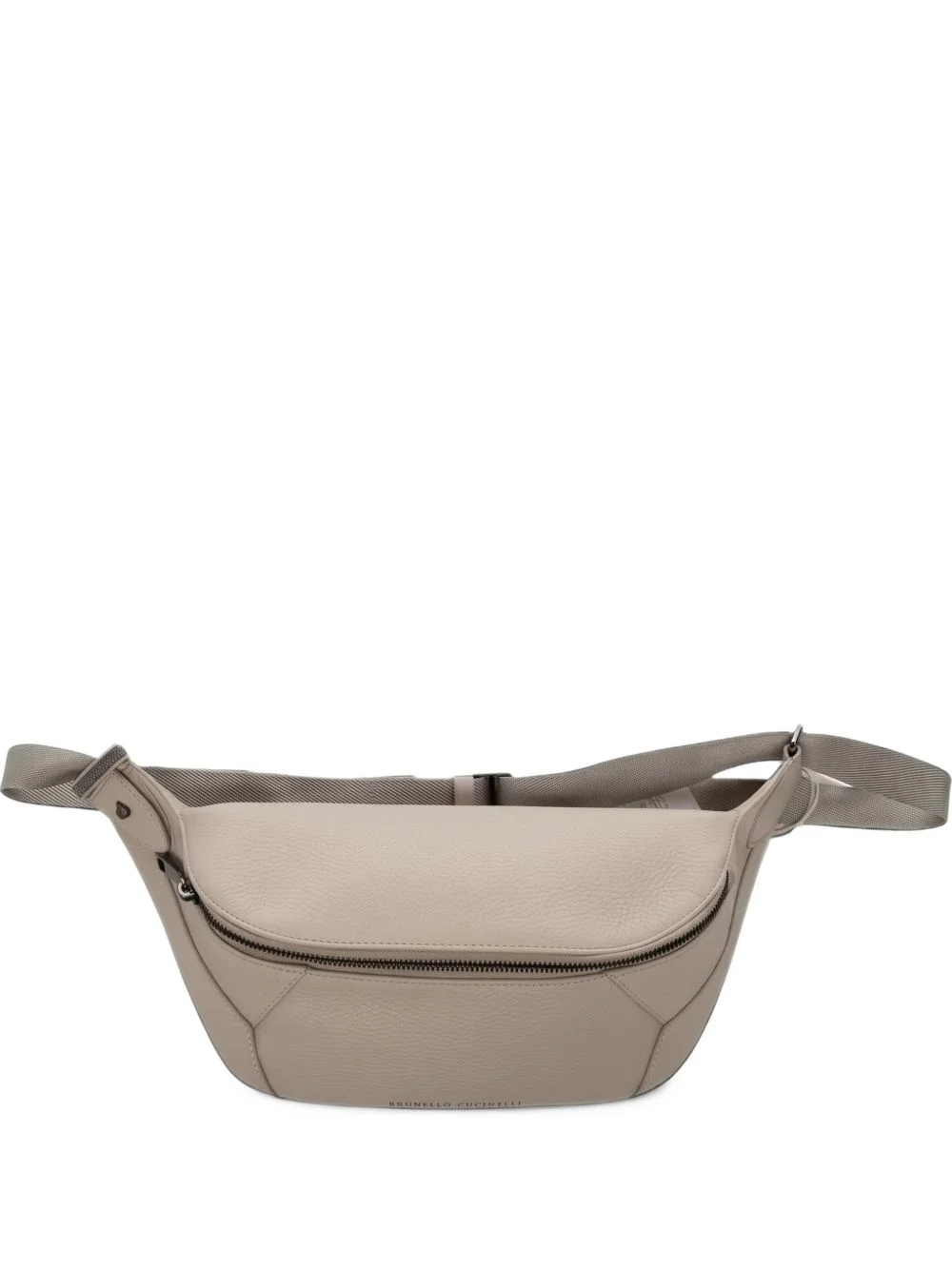 grained-leather belt bag - 1