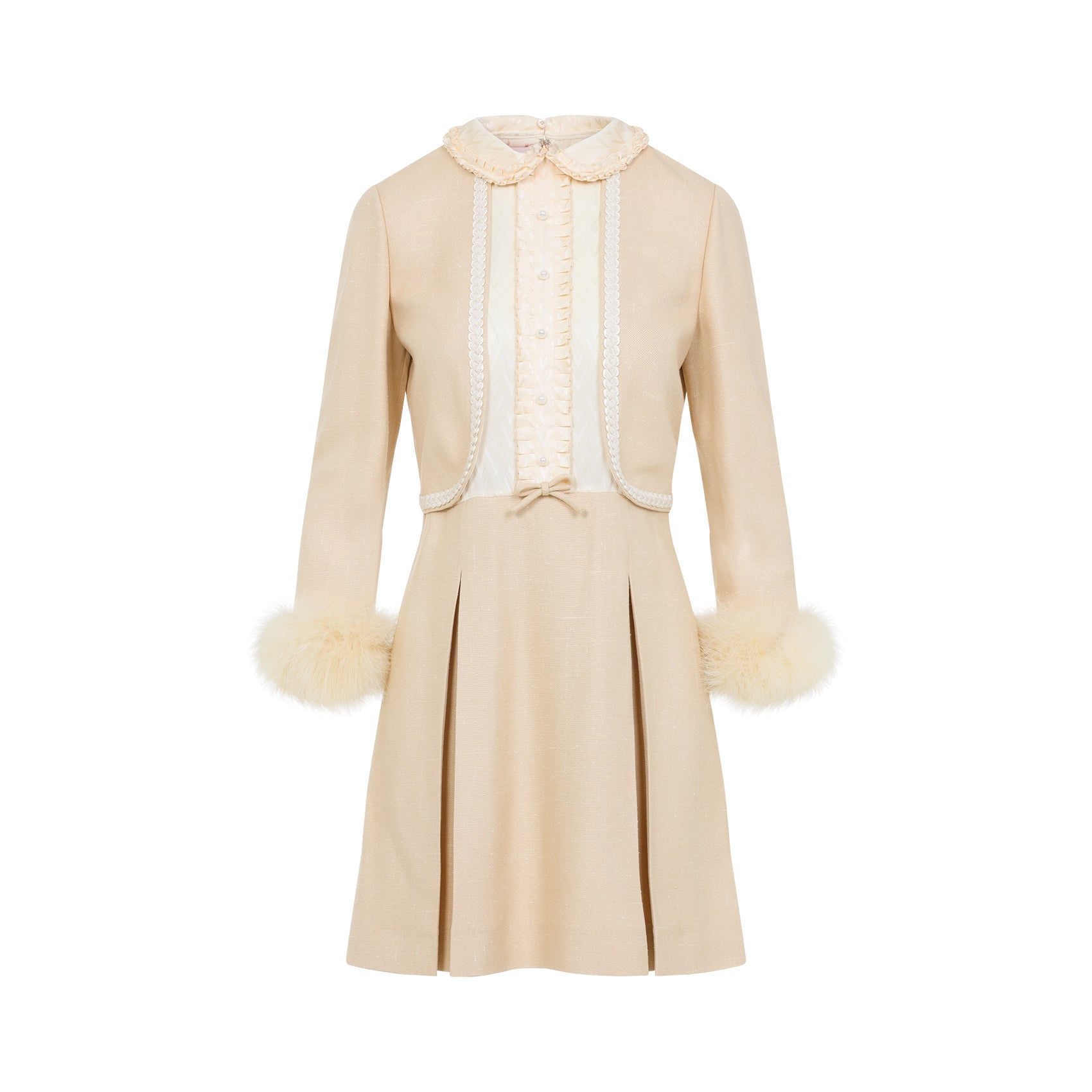 Valentino Feathers Mini Dress Women - 1