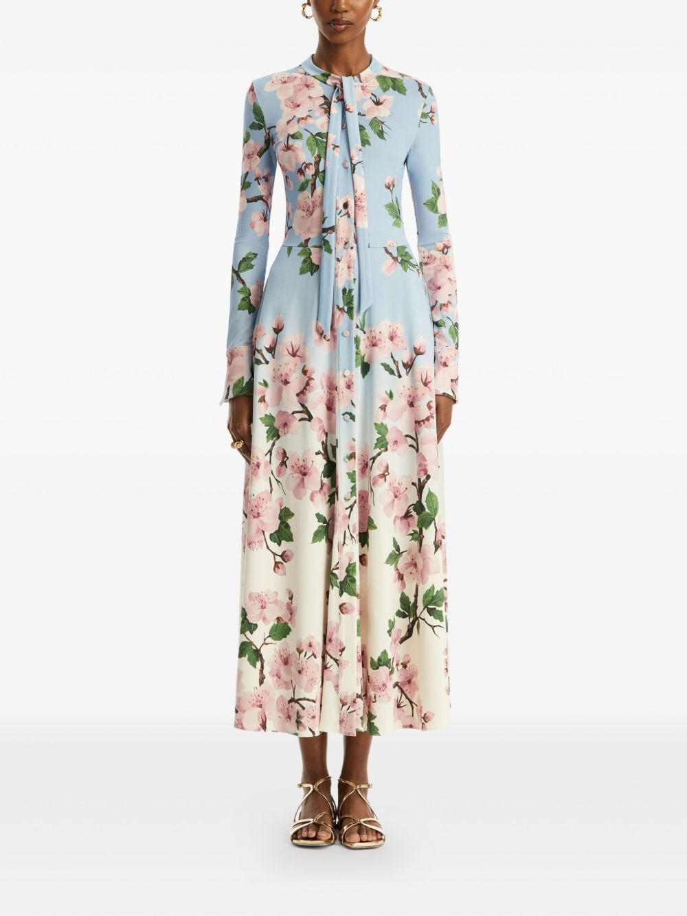 Cherry Blossom ombré dress - 2