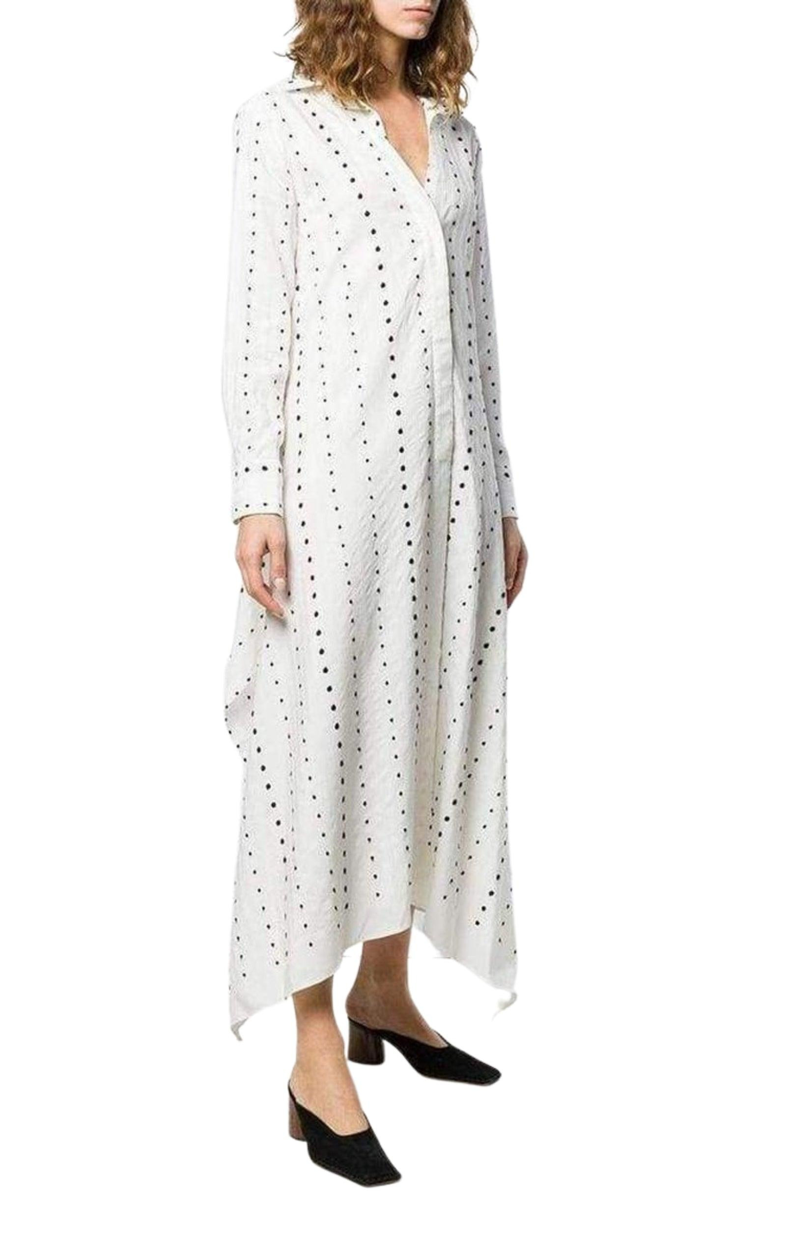 La Djellaba Dot Maxi Dress - 4