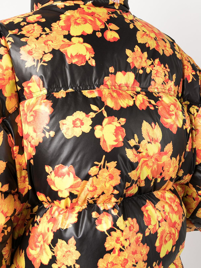 floral-print puffer jacket 5