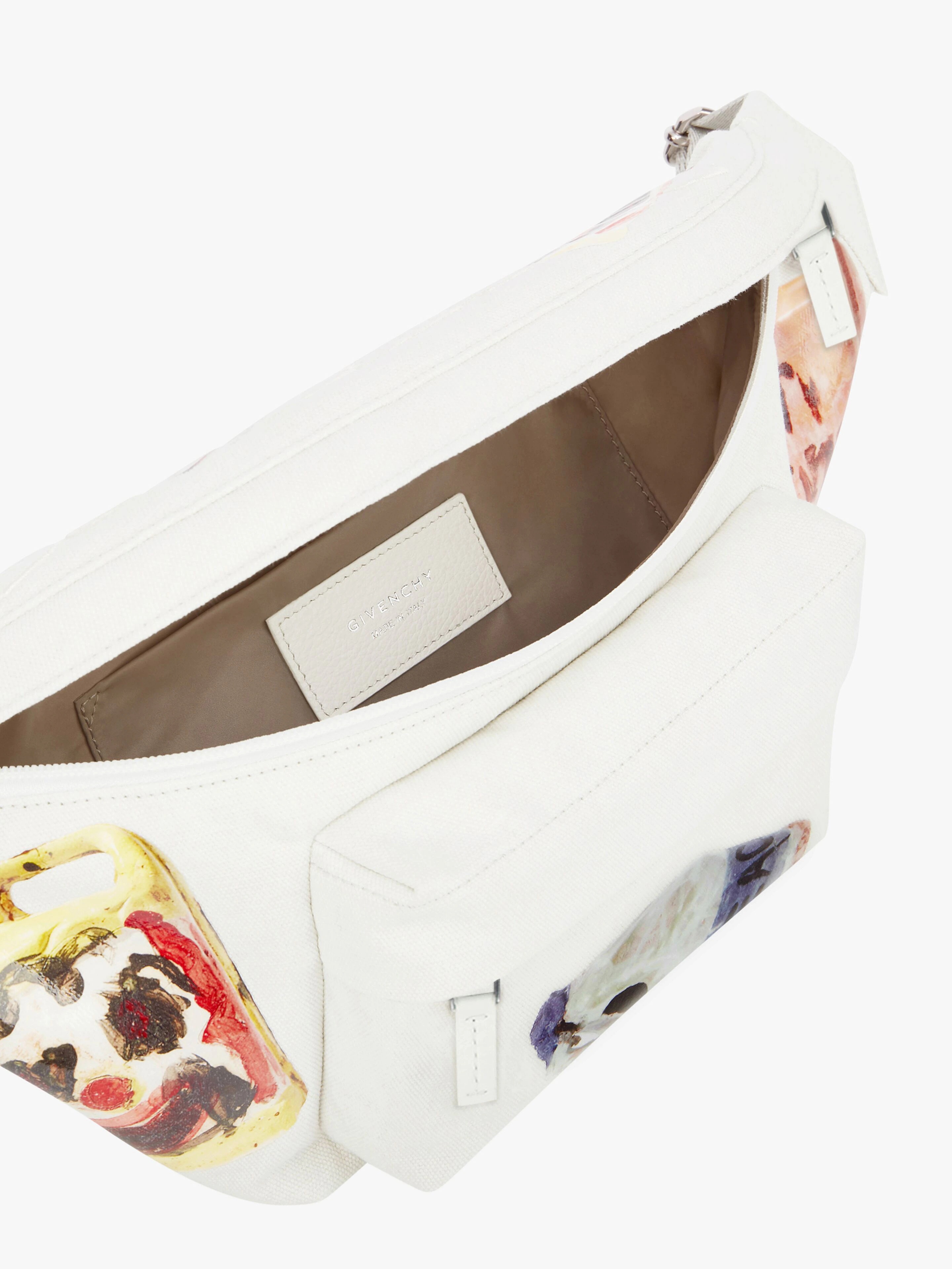 ESSENTIEL U BUM BAG IN CANVAS WITH CERAMIC PRINTS - 5