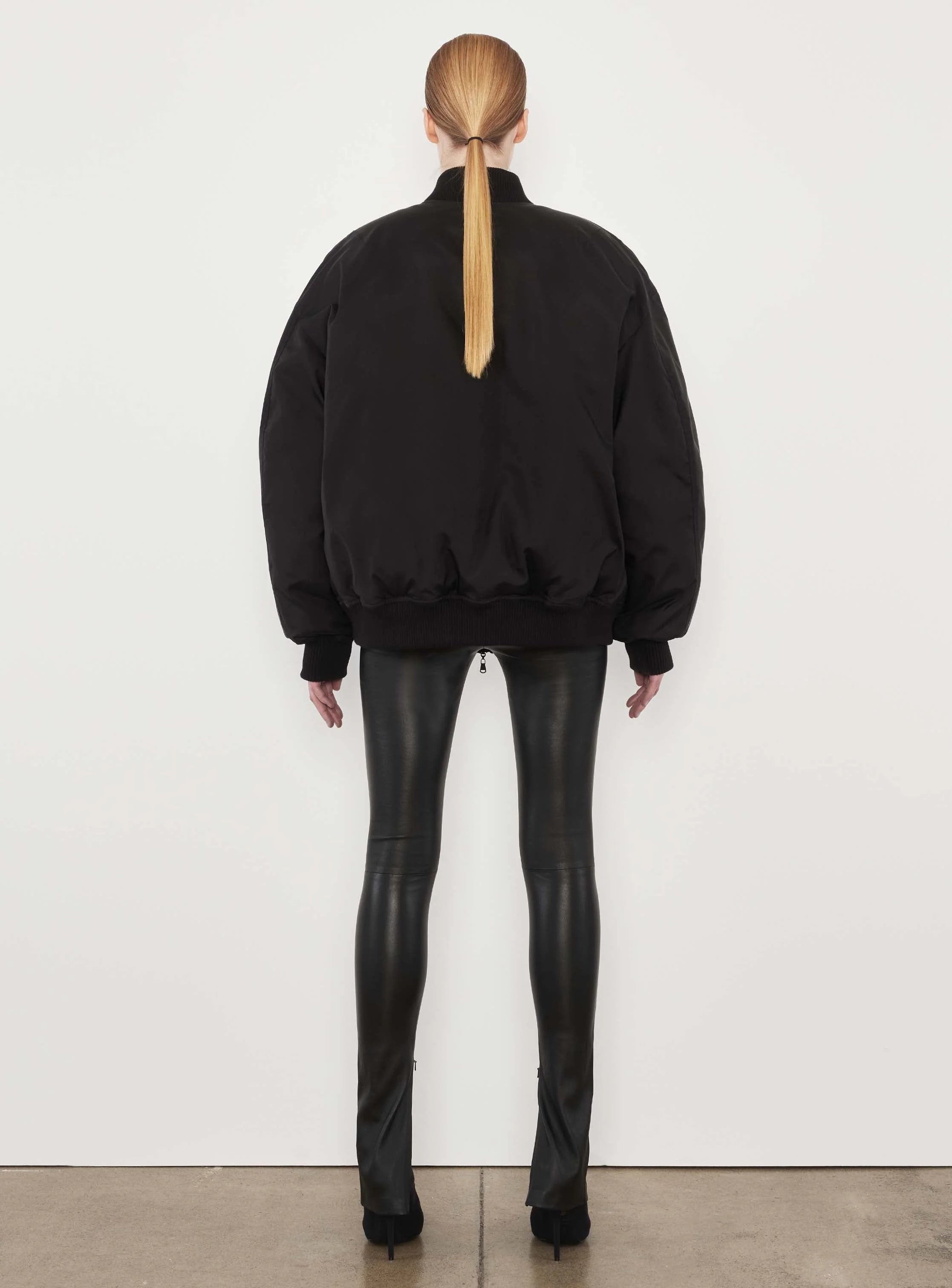Reversible Bomber Jacket Black - 4