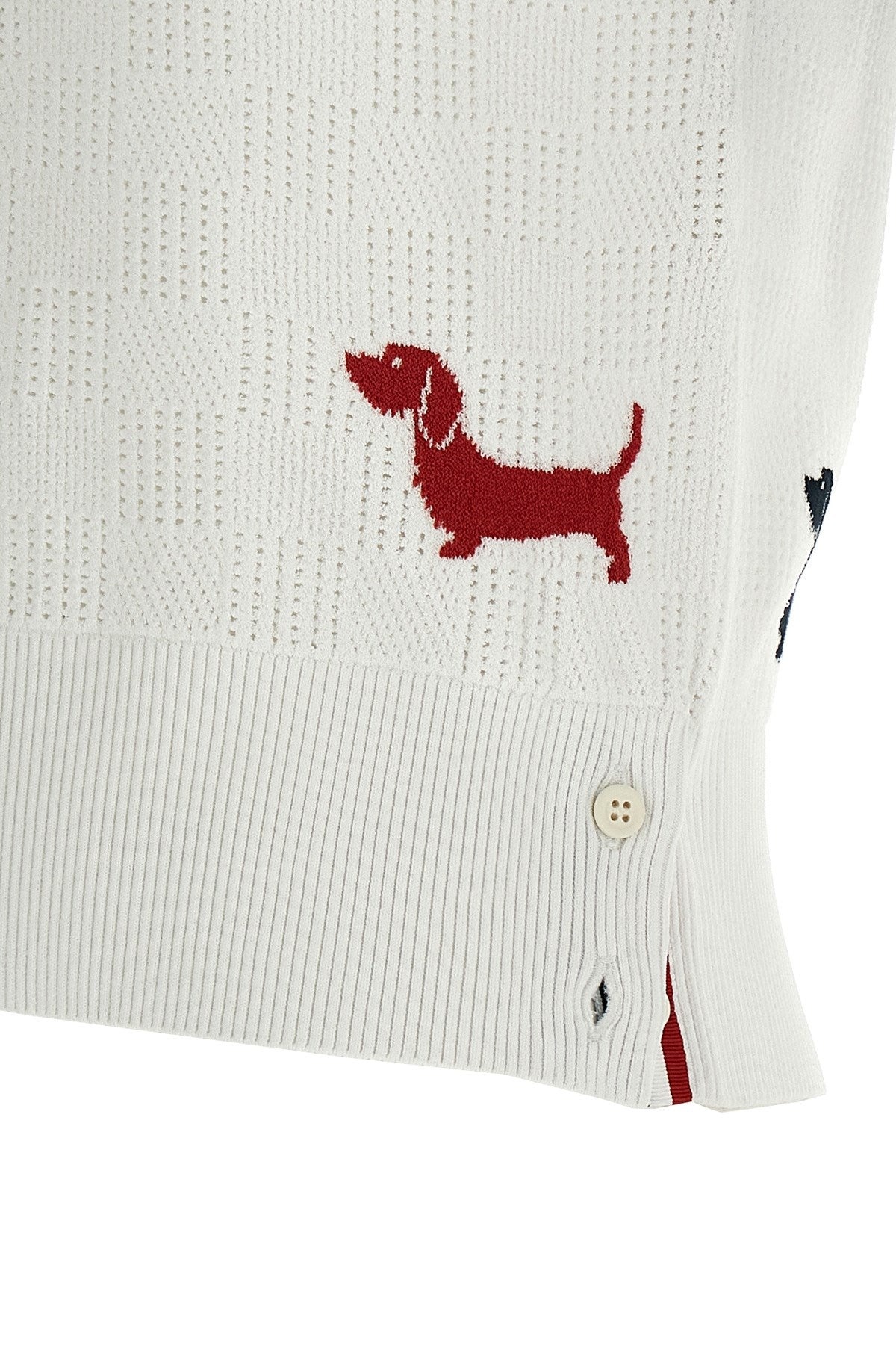 Thom Browne Women 'Hector' Polo Shirt - 4
