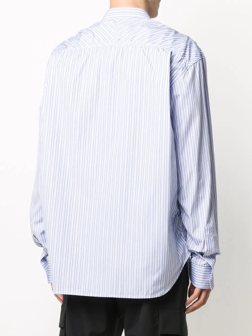 striped long-sleeved shirt  - 4