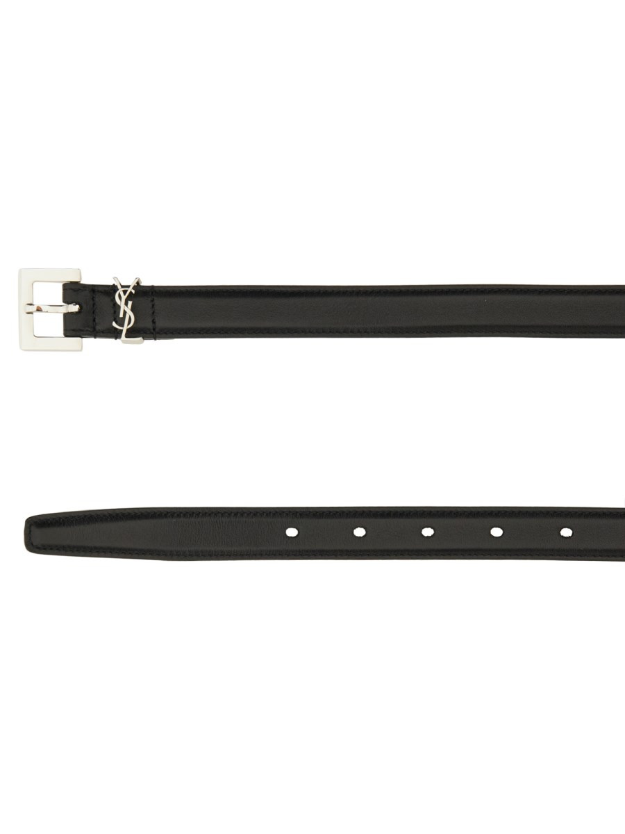 "CASSANDRE" THIN LEATHER BELT - 2