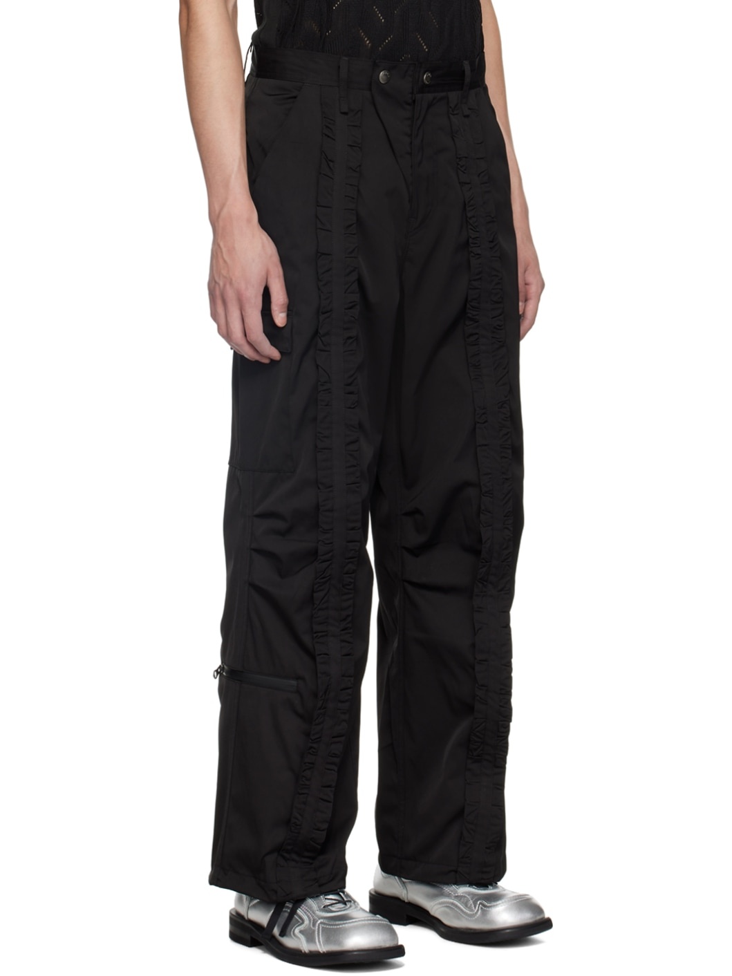 Black Kenley Cargo Pants - 2