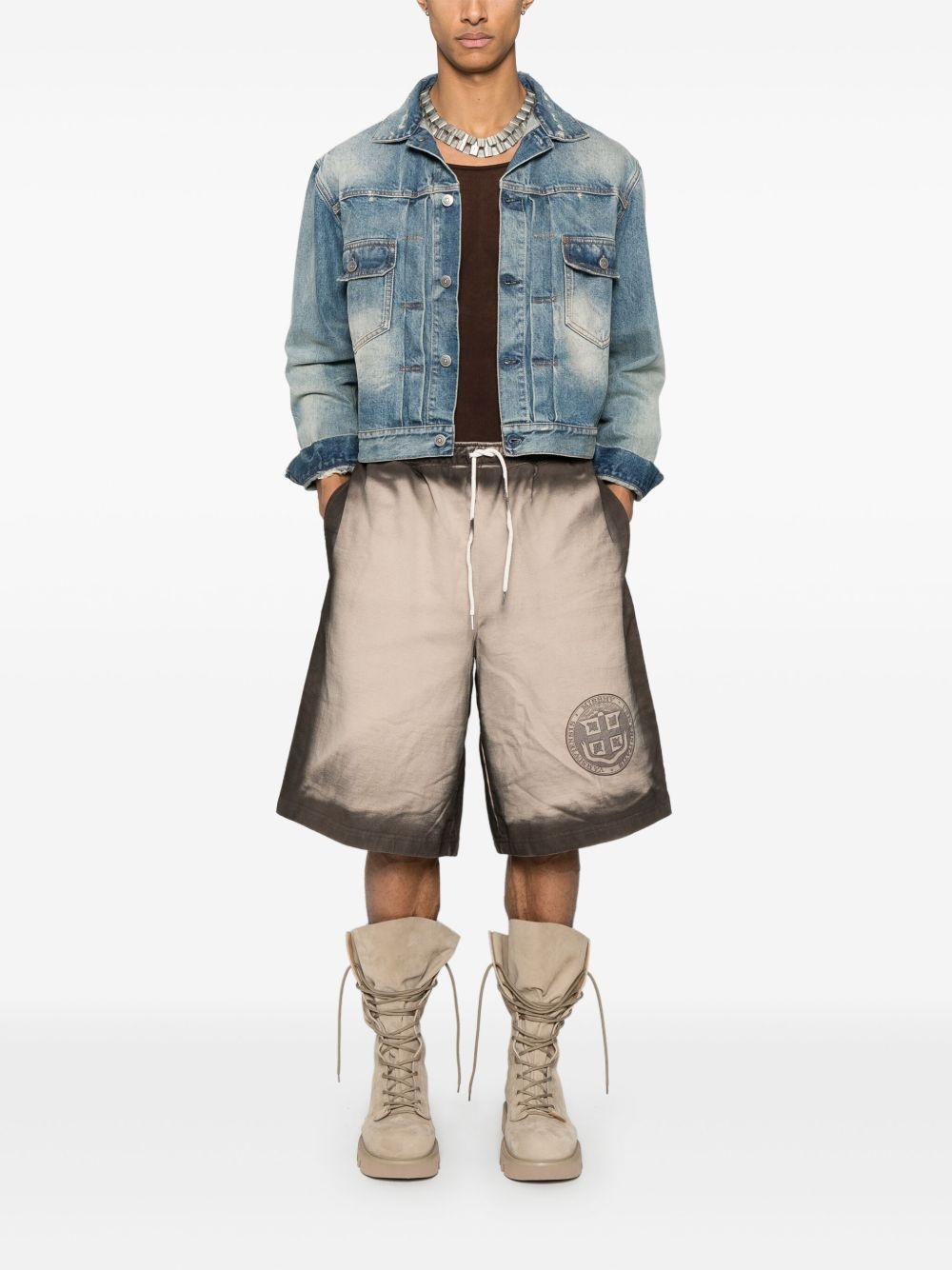 【MISBHV】Oversize Mud Shorts Misbhv Oversized Mud Shorts - Beige in Neutrals | THE LIST