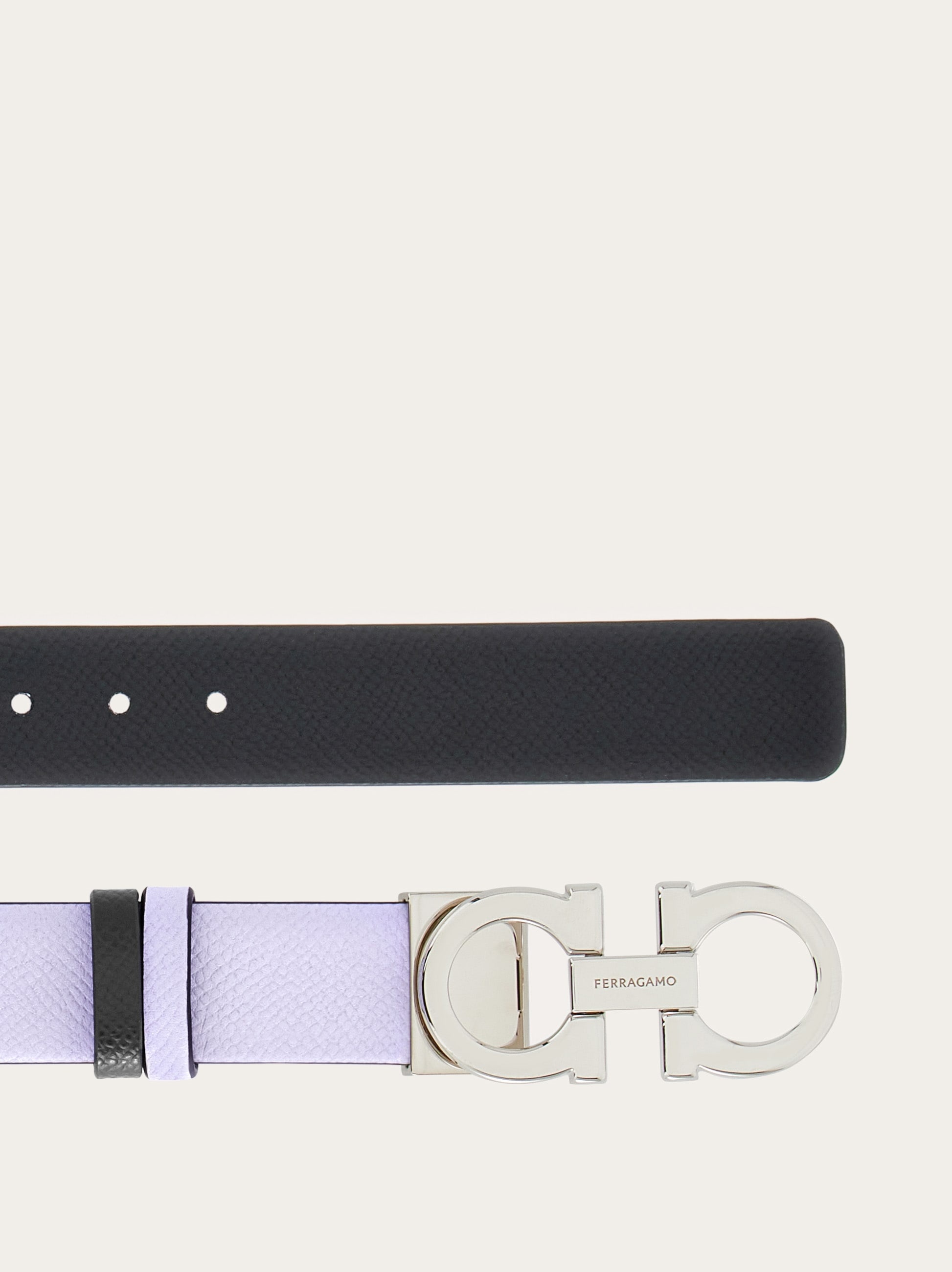 Reversible and adjustable Gancini belt - 4