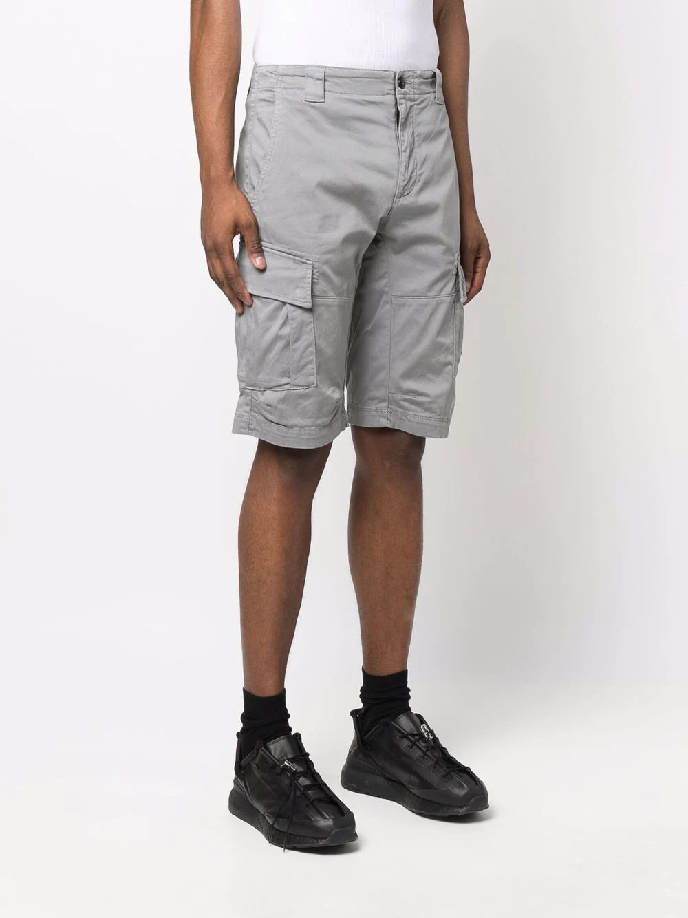 logo cargo shorts - 3