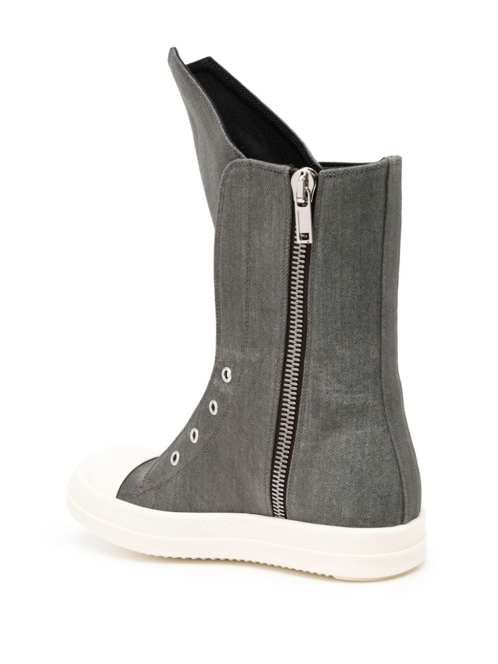 distressed sneaker boots - 3