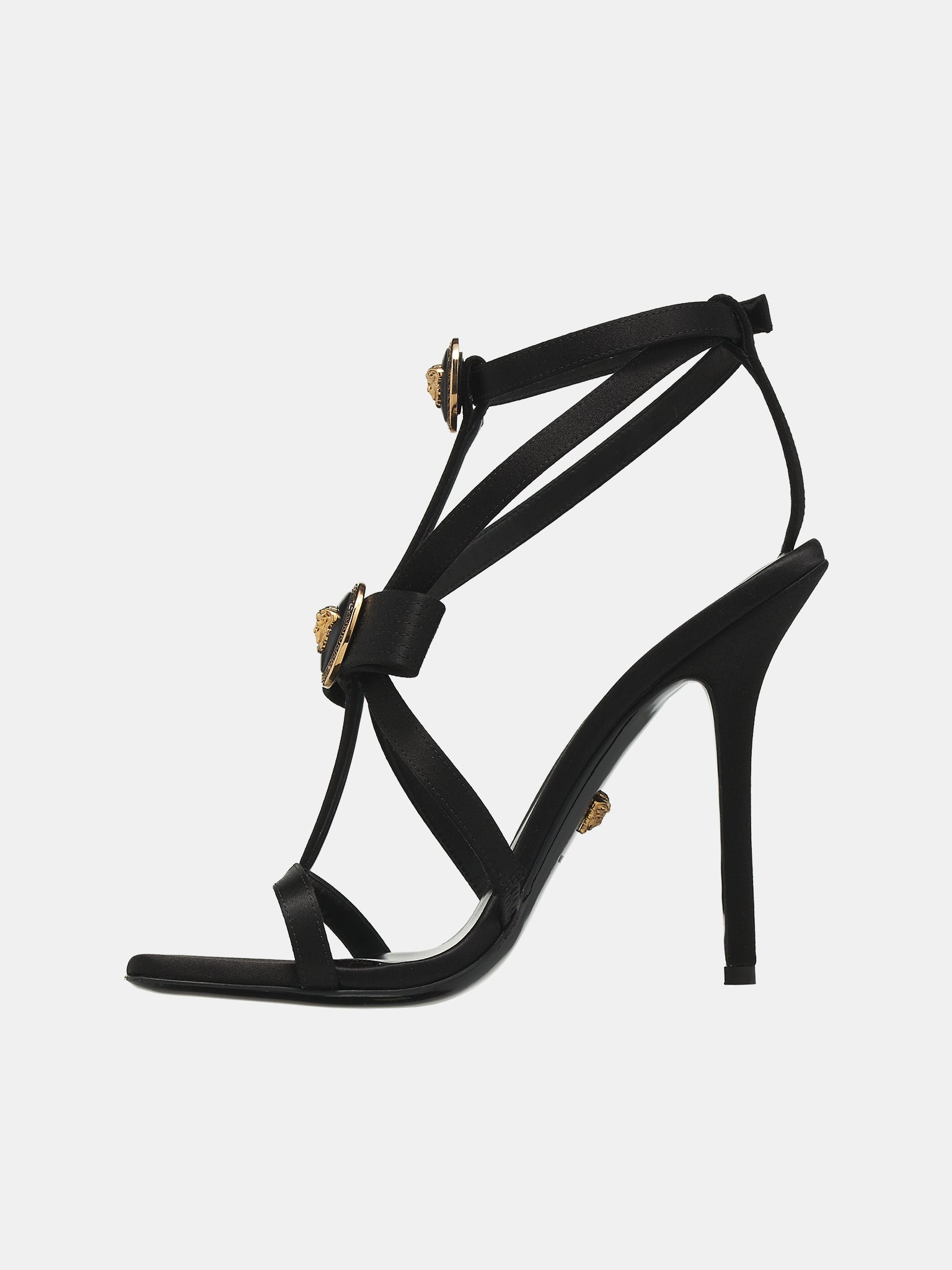 Gianni Ribbon Cage Sandals - 3