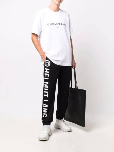 Helmut Lang logo-print sweatpants outlook