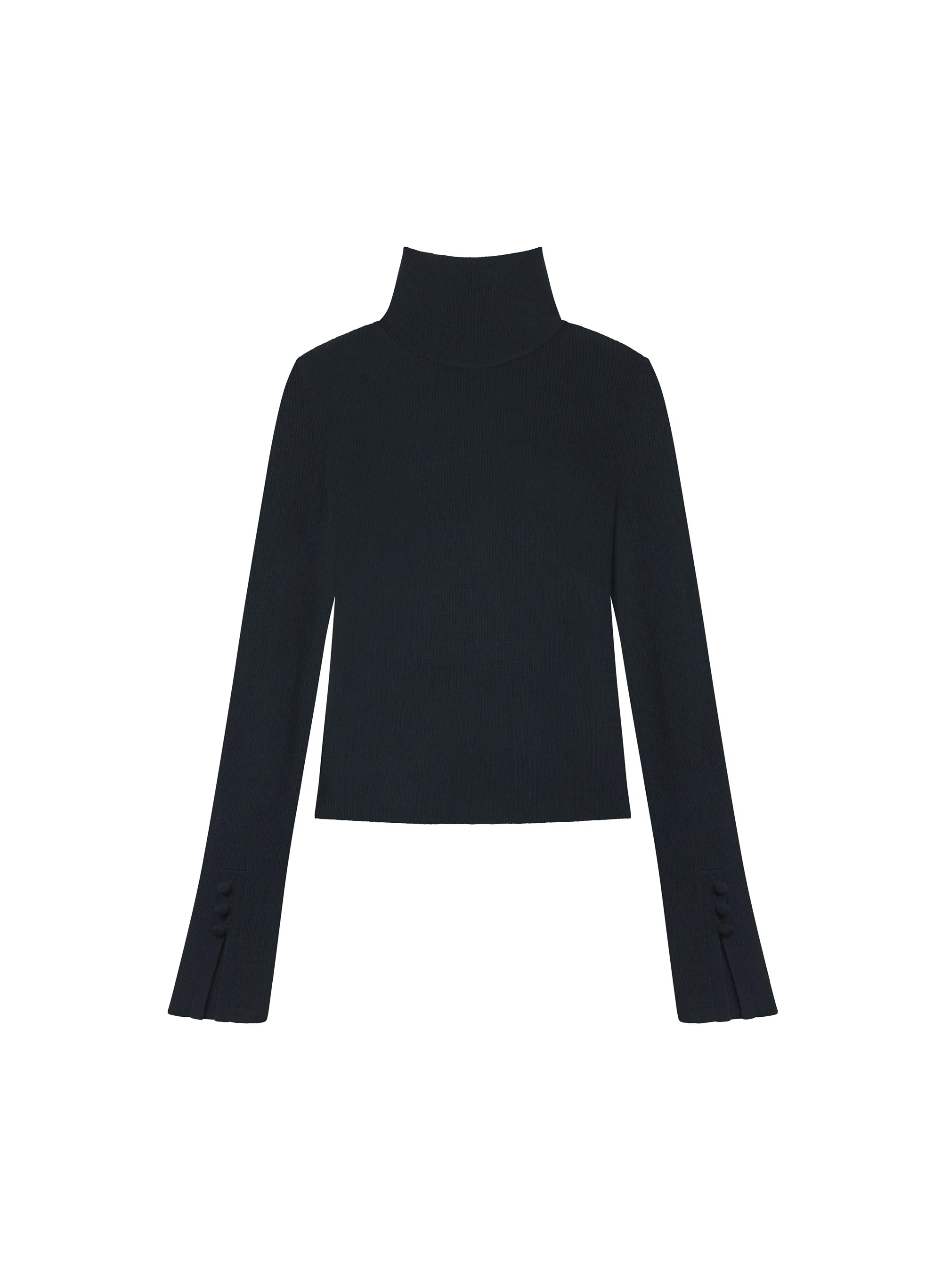 Jett Knit Merino Turtleneck Top - 1