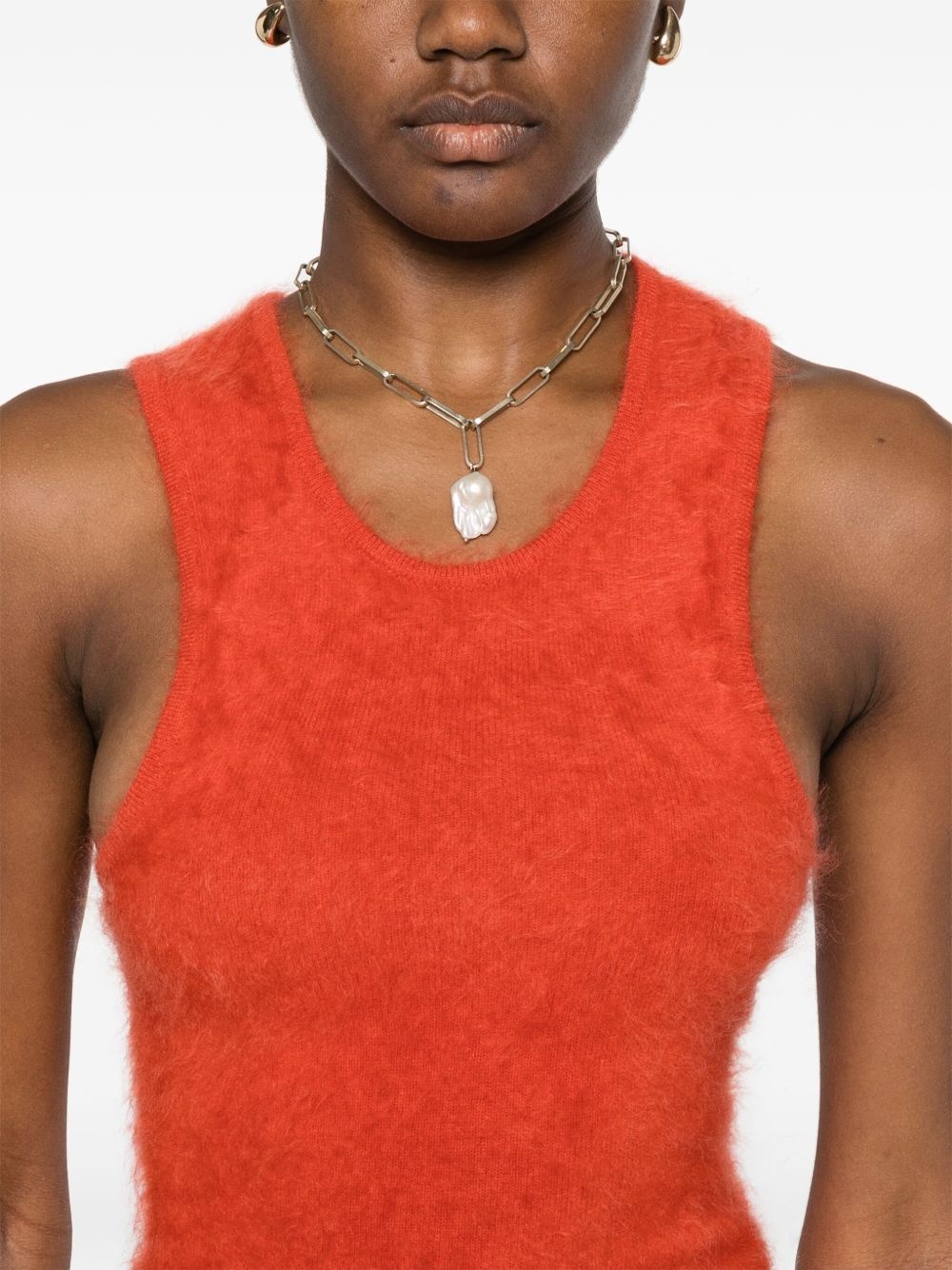 brushed-knit tank top - 5