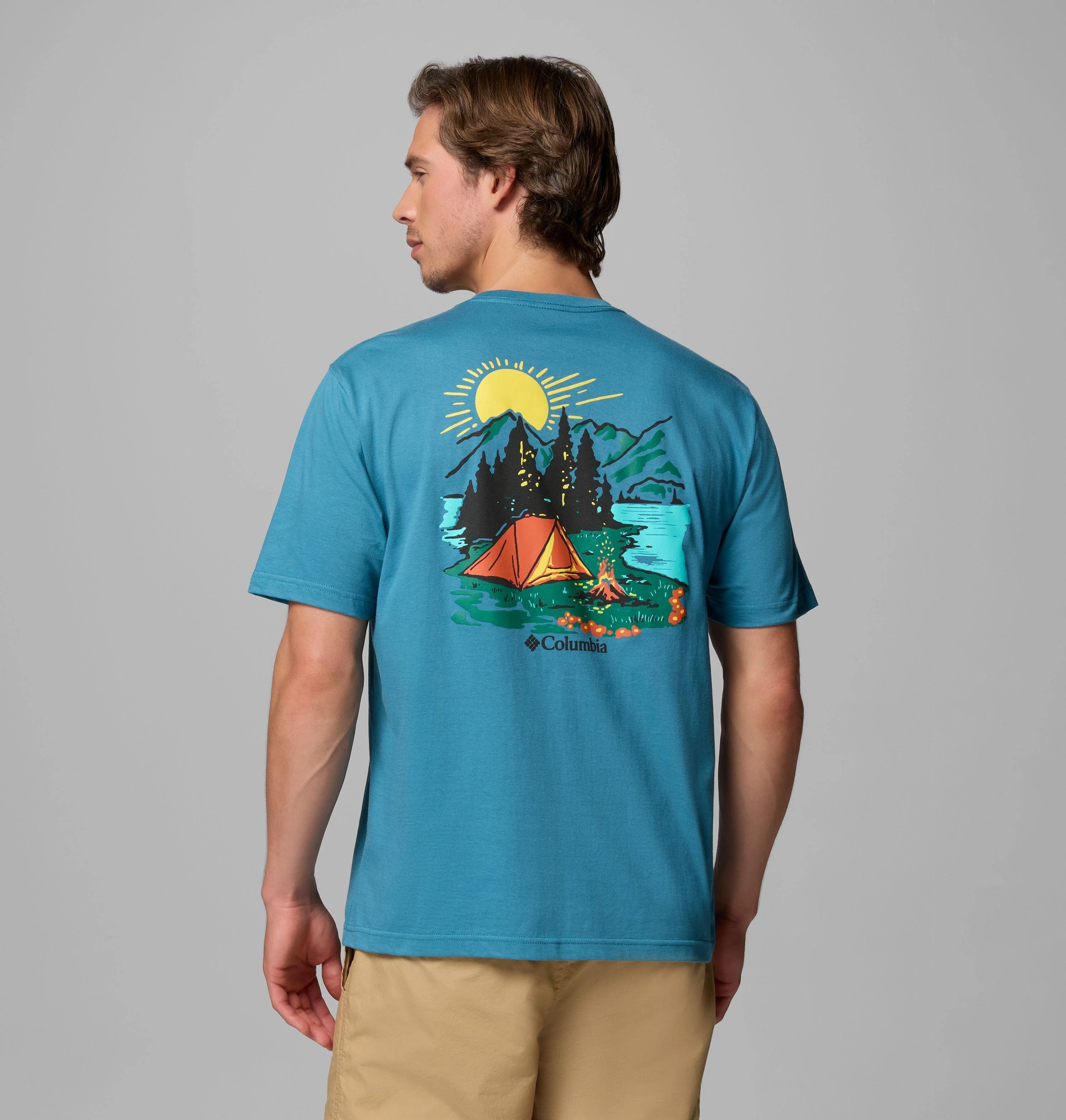 Men’s Thistle Camping CSC Short Sleeve T-Shirt - 1