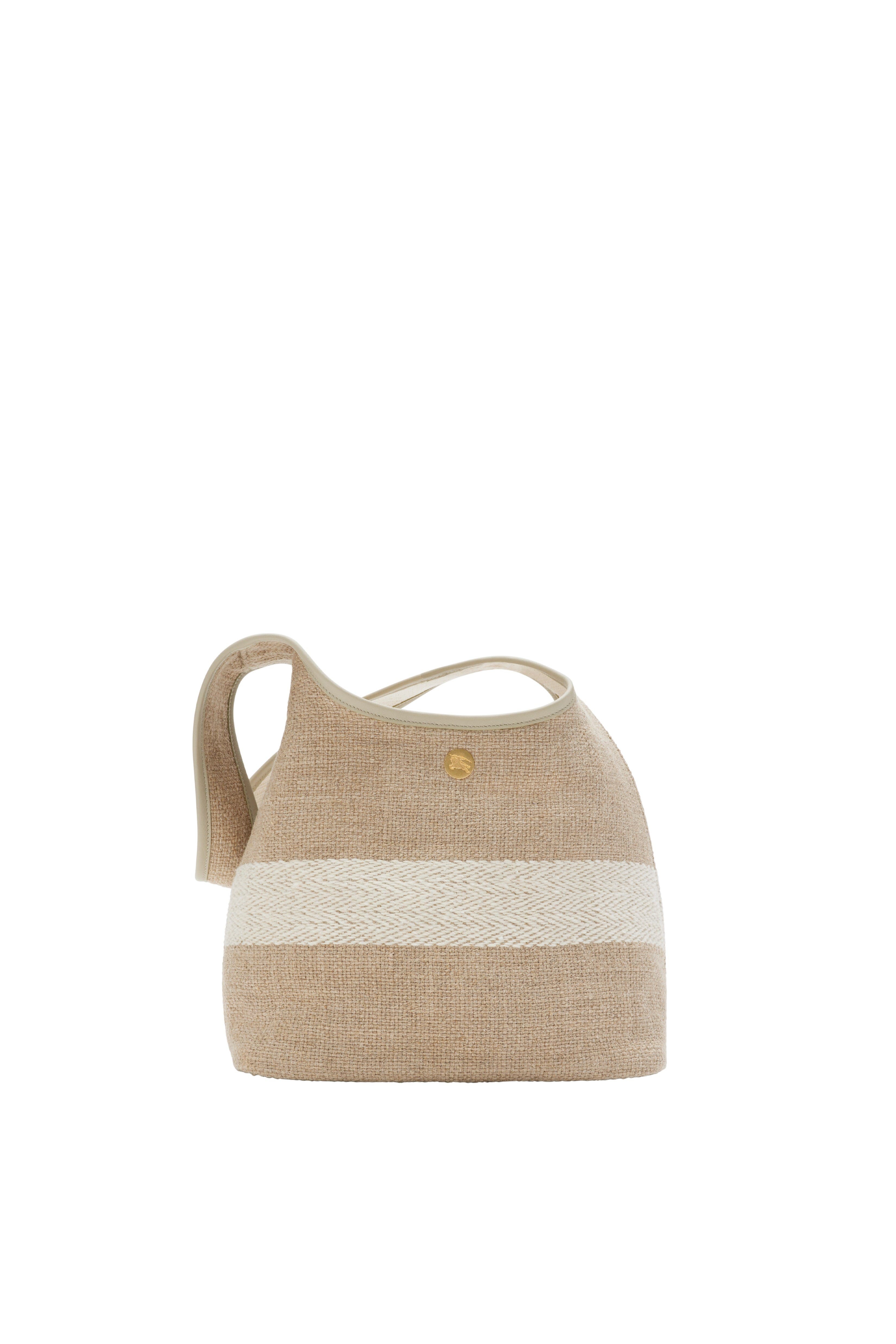 burberry Small Logo Canvas Shoulder Bag in Natural at Nordstrom - 5