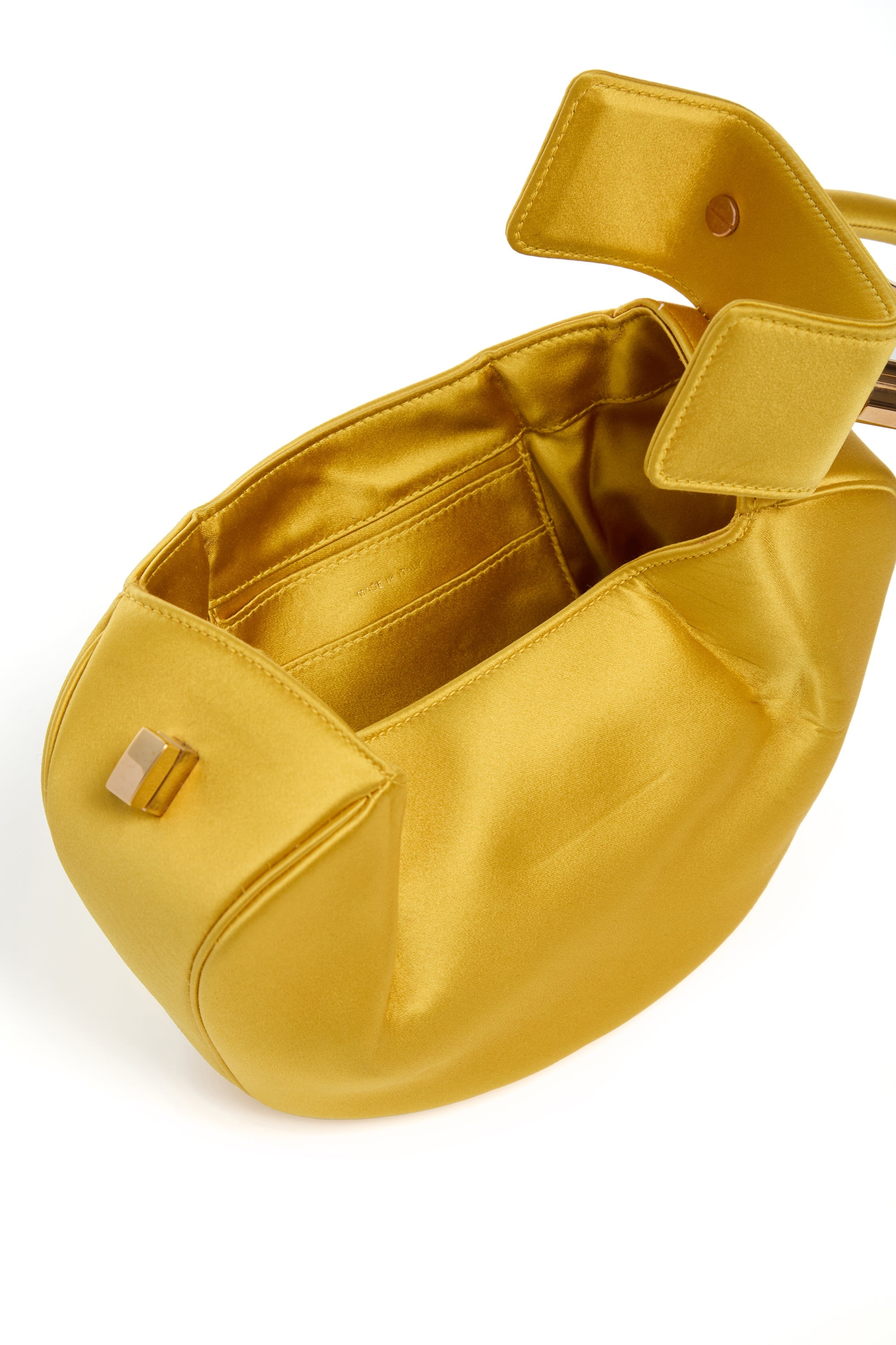 Demi Bag in Amber Satin - 4