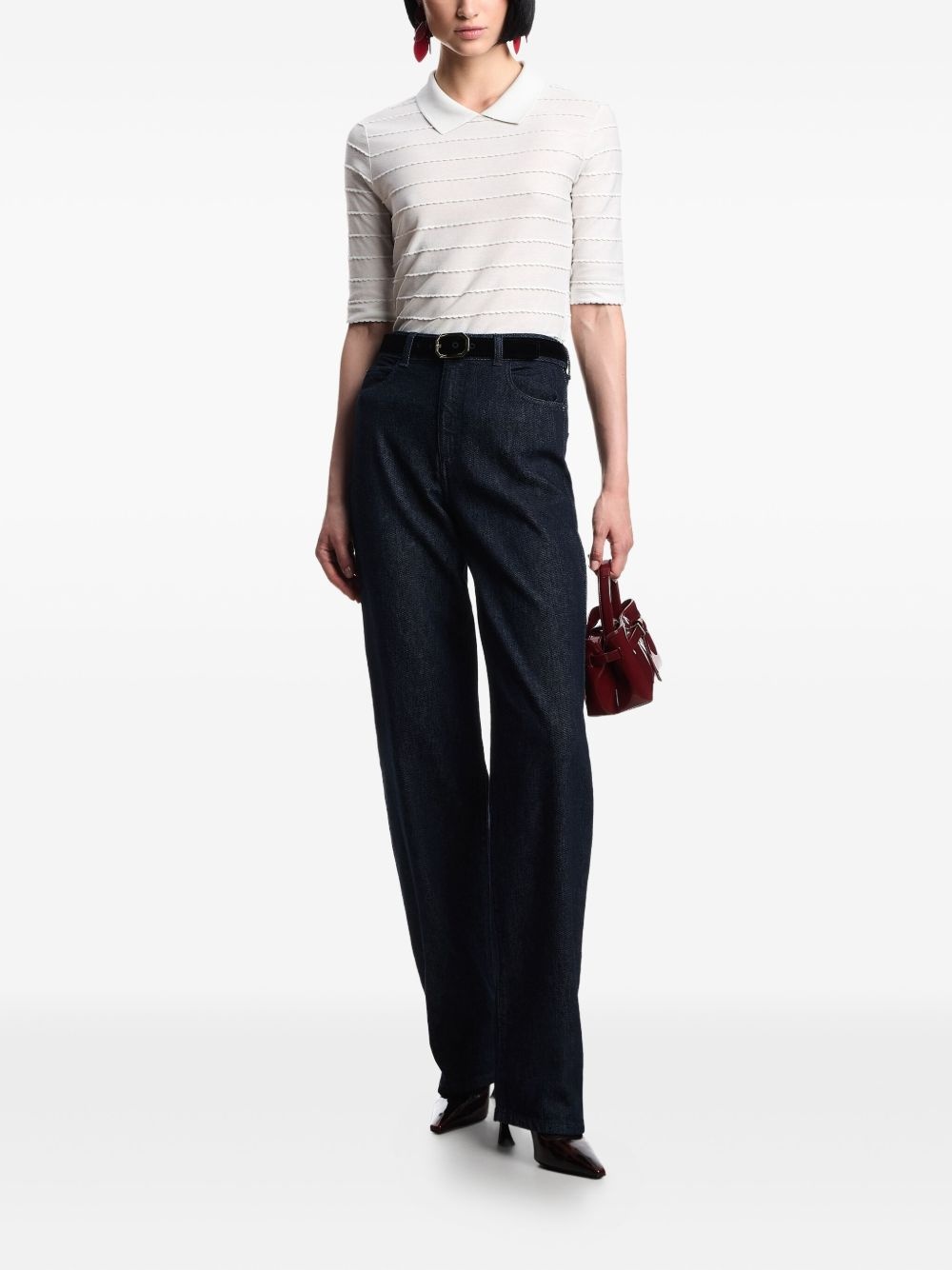 polo-neck t-shirt - 2