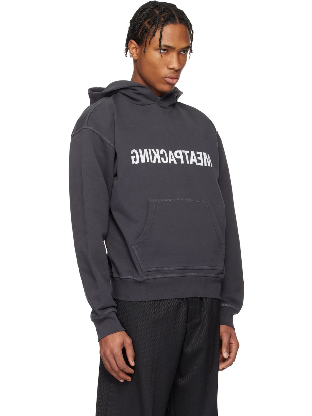 Gray 'Meatpacking' Hoodie - 2