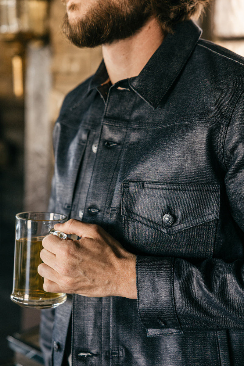 HIROSHI KATO The Blade - Coated Indigo Raw 14oz Selvedge outlook