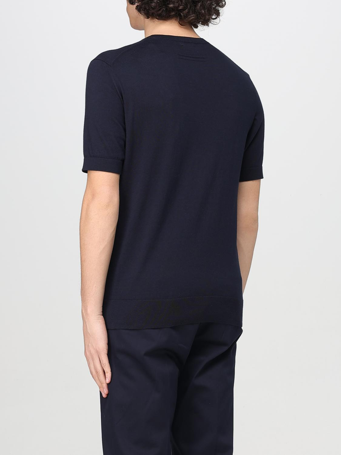 Zegna T-Shirt Men Navy - 3