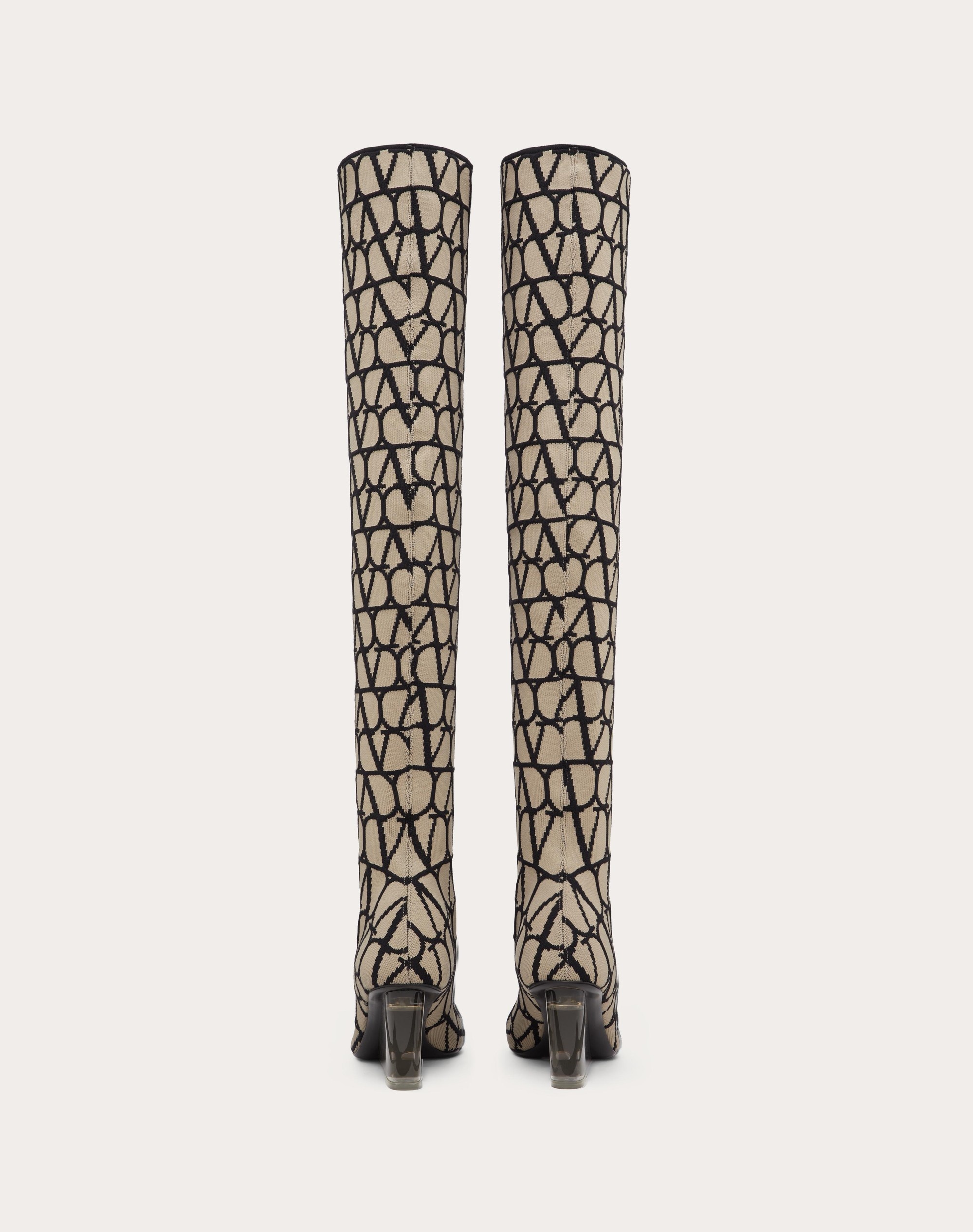 TOILE ICONOGRAPHE STRETCH KNIT OVER-THE-KNEE BOOT 75MM - 3