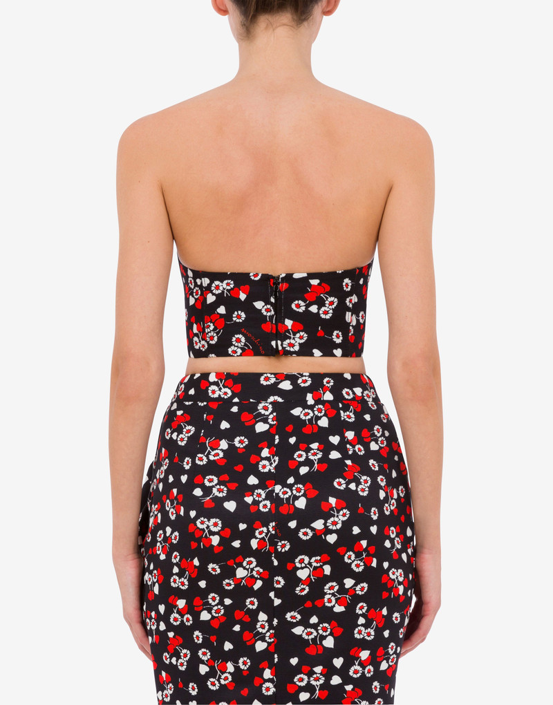 ALL-OVER HEARTS OTTOMAN CROPPED TOP 3