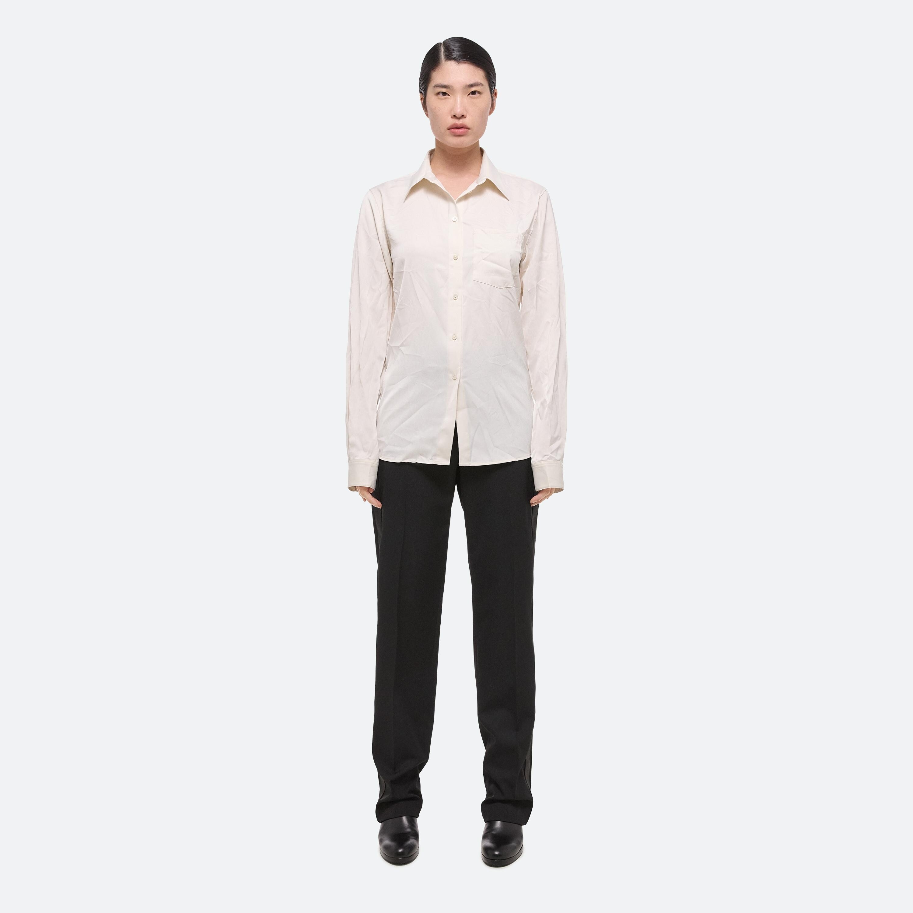 CLASSIC CRUSHED SATIN SHIRT - 3