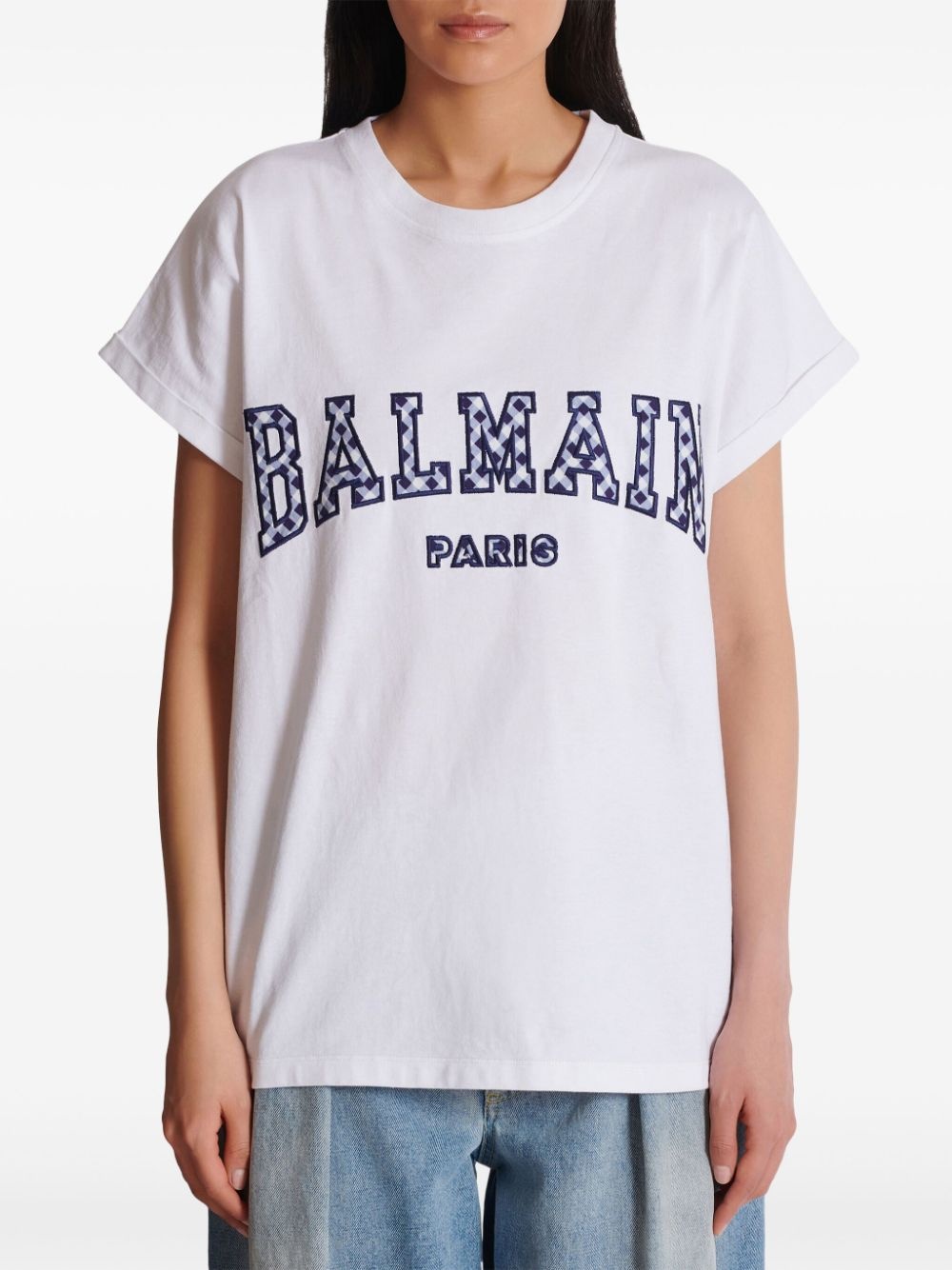 gingham Paris T-shirt - 5