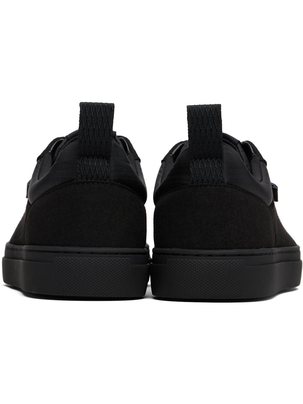 Black Logo Patch Sneakers - 2