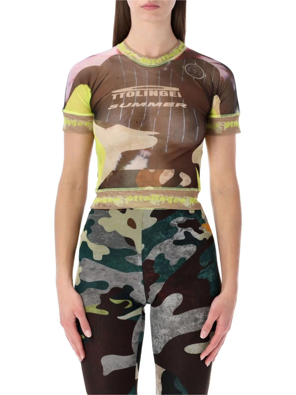 camouflage T-shirt - 1