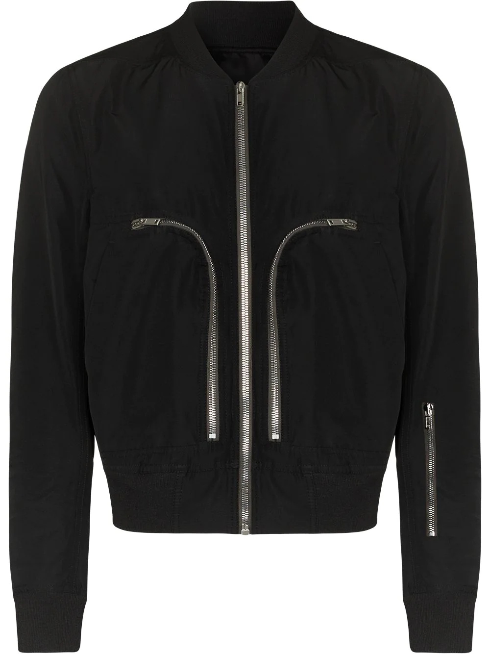 Bauhaus zip-detail bomber jacket - 1