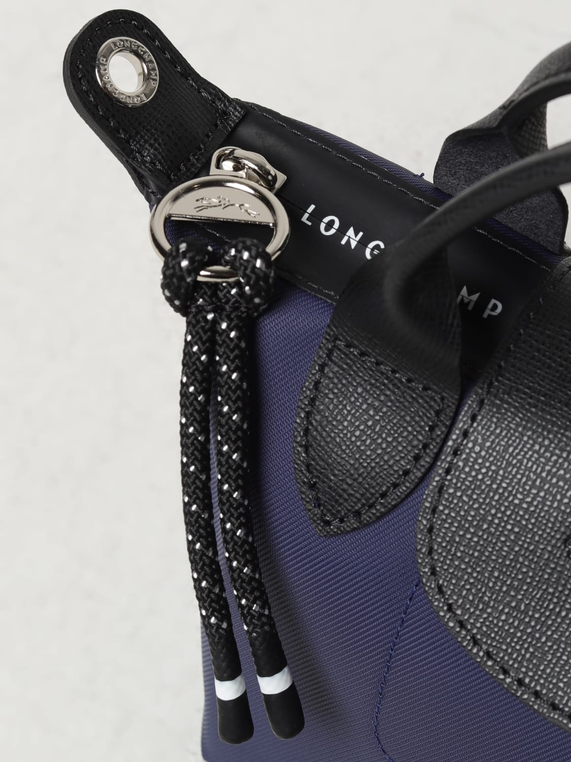 Longchamp Le Pliage Energy XS bag in recycled nylon and grained leather - 3